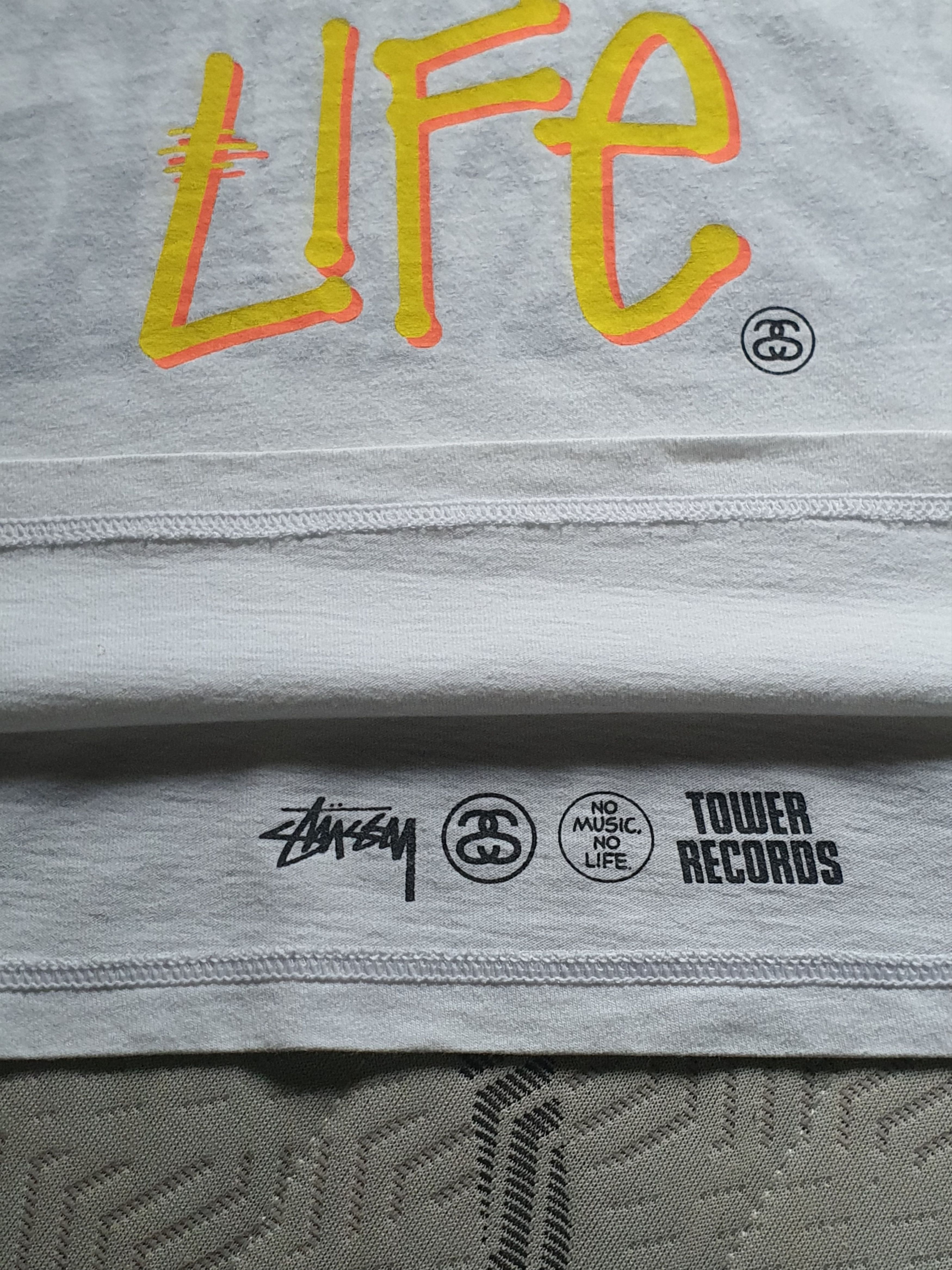 Stussy Stüssy x Tower Records Reversible Rare Tee (M) Size US M / EU 48-50 / 2 - 5 Thumbnail