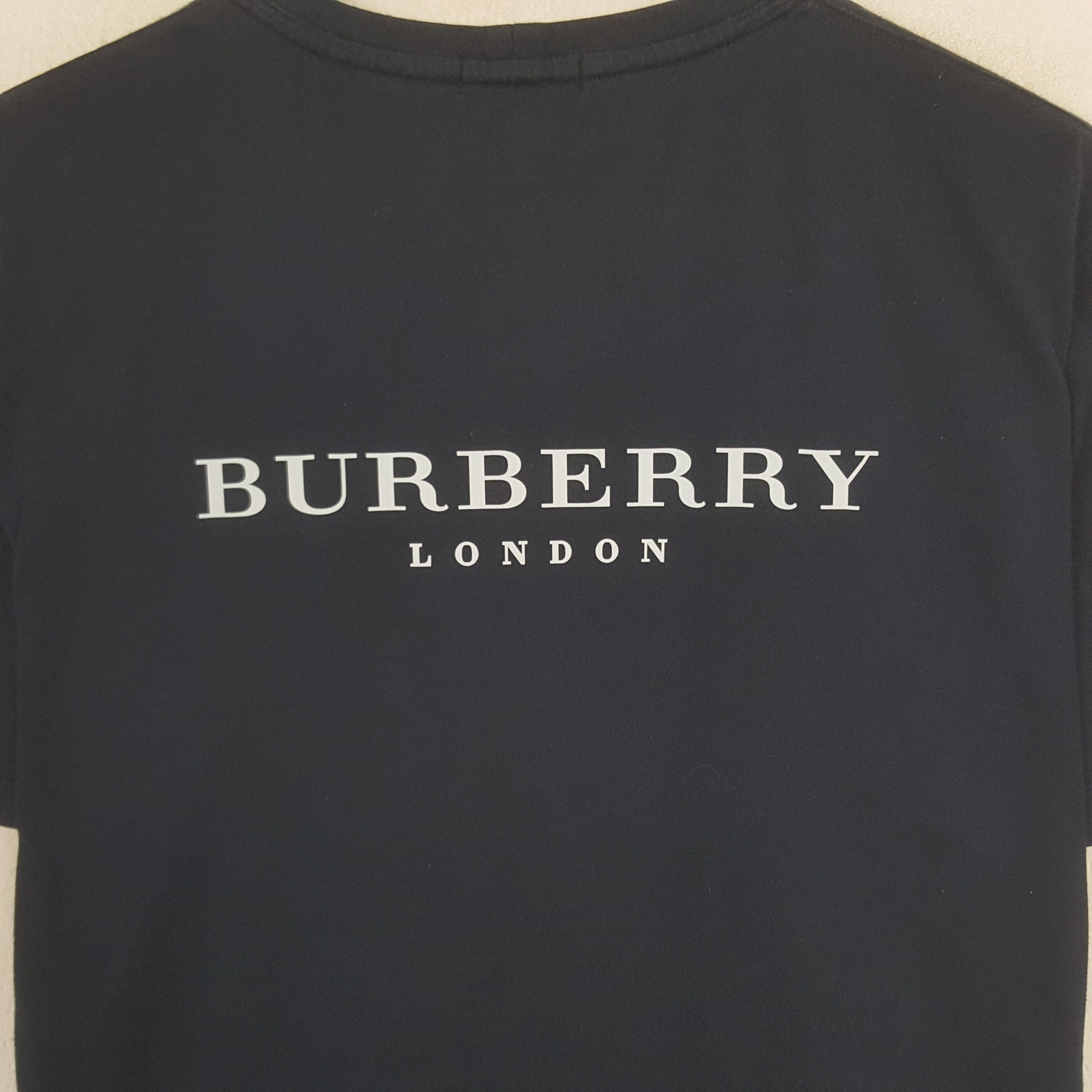 Burberry × Japanese Brand × Vintage Vintage Burberry London Custom Spell Out Tshirt Size US M / EU 48-50 / 2 - 2 Thumbnail