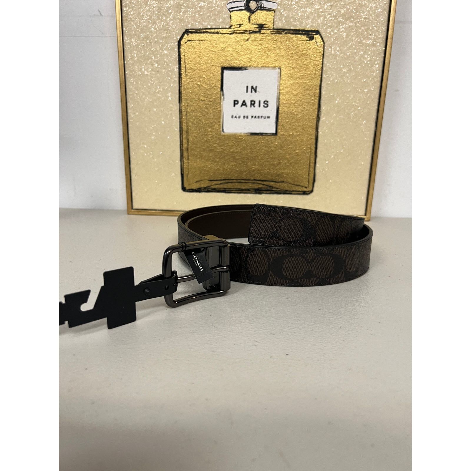 Coach Coach F64839 Harness Buckle Cut-To-Size Reversible Belt, Size ONE SIZE - 4 Thumbnail