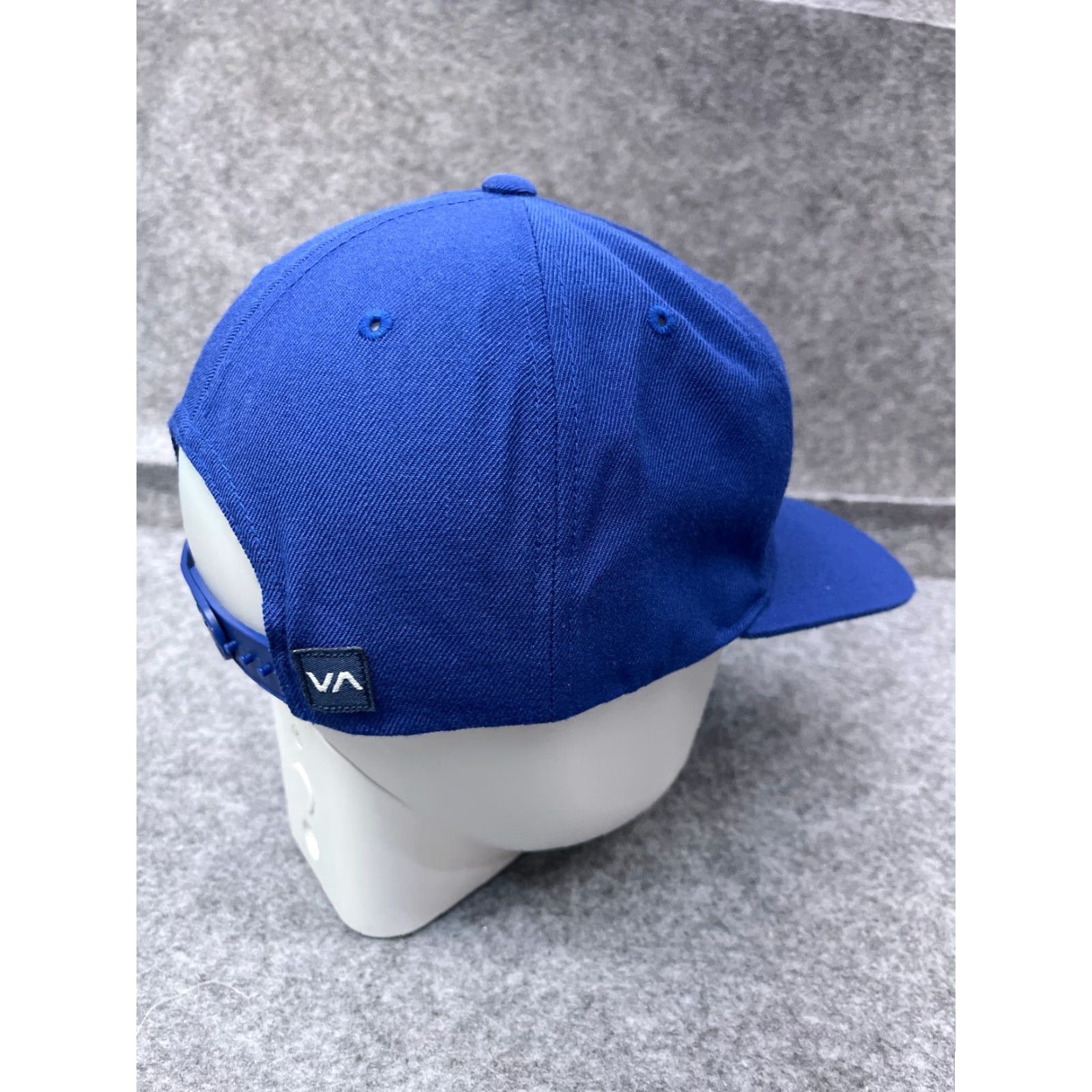 RVCA RVCA Hat Cap Snap Back One Size Blue Acrylic Wool Blend Twill Skatebeach Outdoor Mens Hat Cap 90s? Size ONE SIZE - 7 Thumbnail