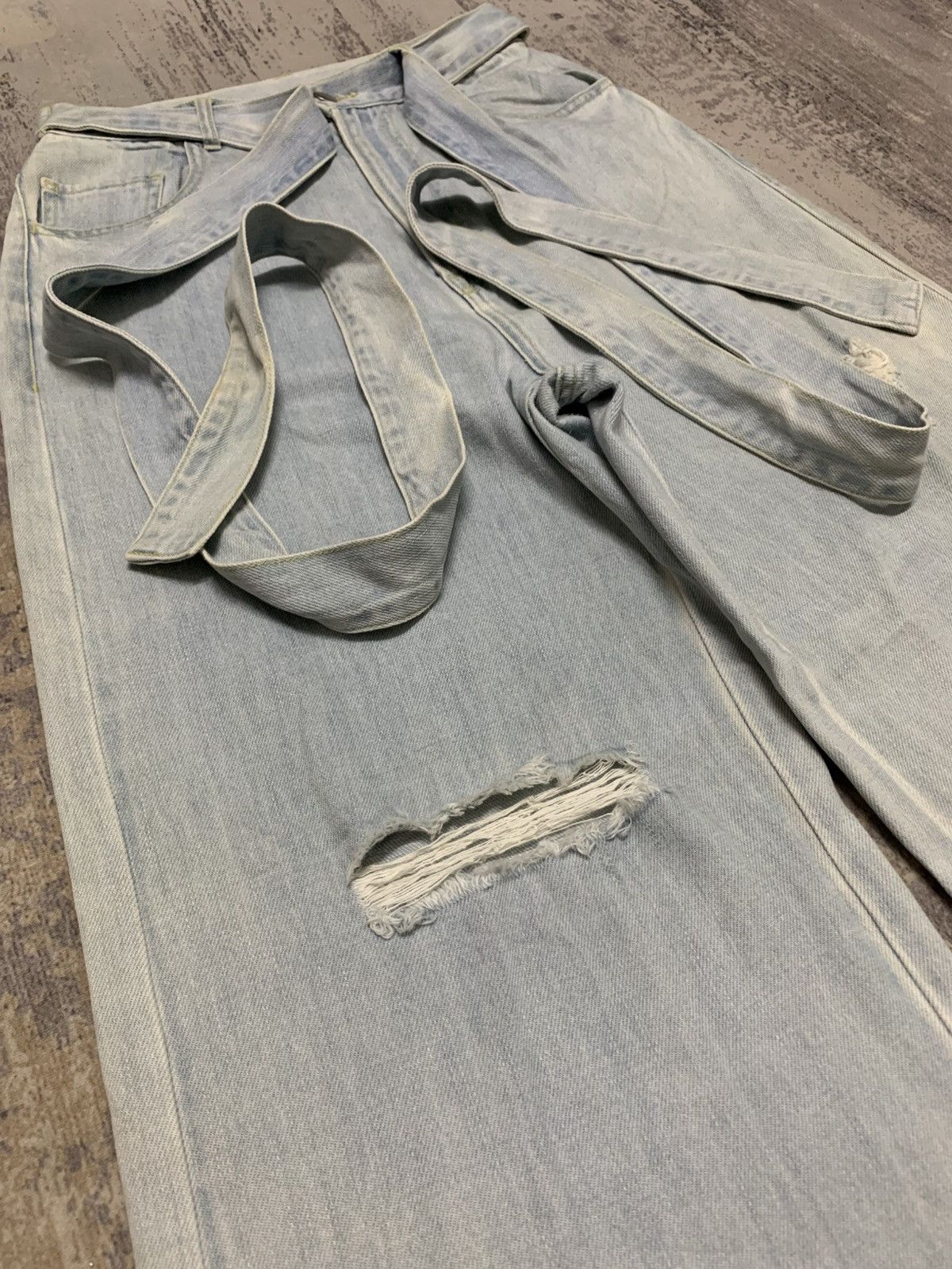 Ciaopanic Japanese Brand CIAOPANIC Distressed Baggy Jeans Pants Size 27" / US 4 / IT 40 - 4 Thumbnail