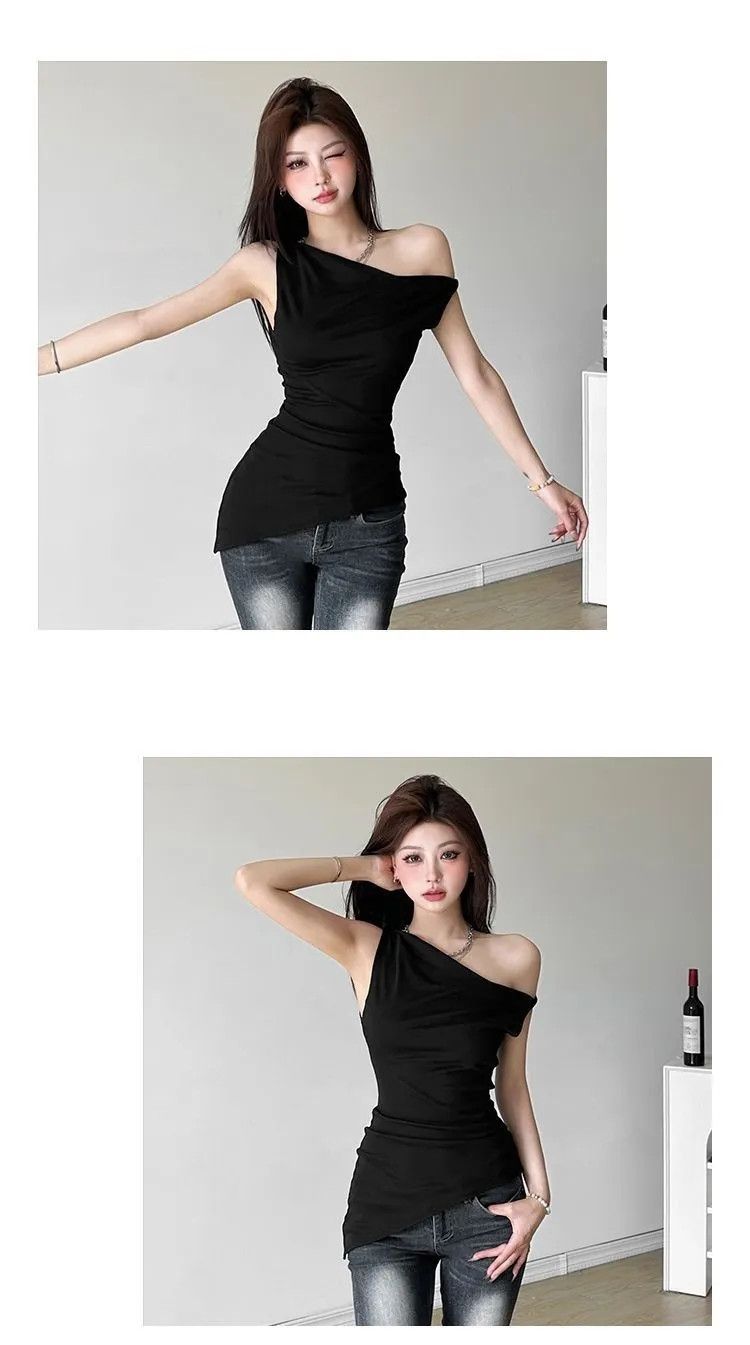 Other Women's Multi-wear Collarbone Thin Shoulder T-shirt Summer Size S / US 4 / IT 40 - 2 Thumbnail