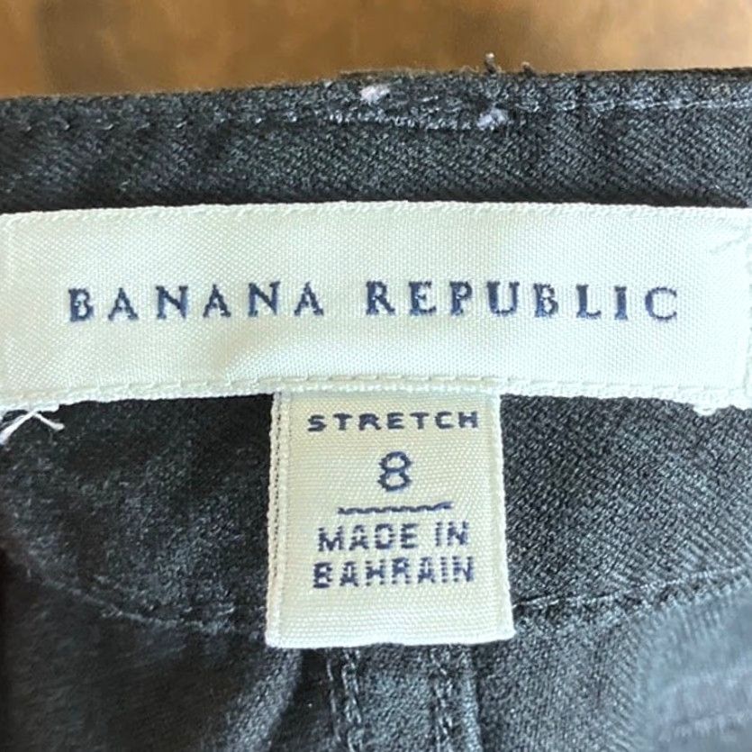 Banana Republic Banana Republic Womens Jeans Black Denim Mid Rise Skinny Stretch 8 Size 24" / US 00 / IT 34 - 4 Thumbnail