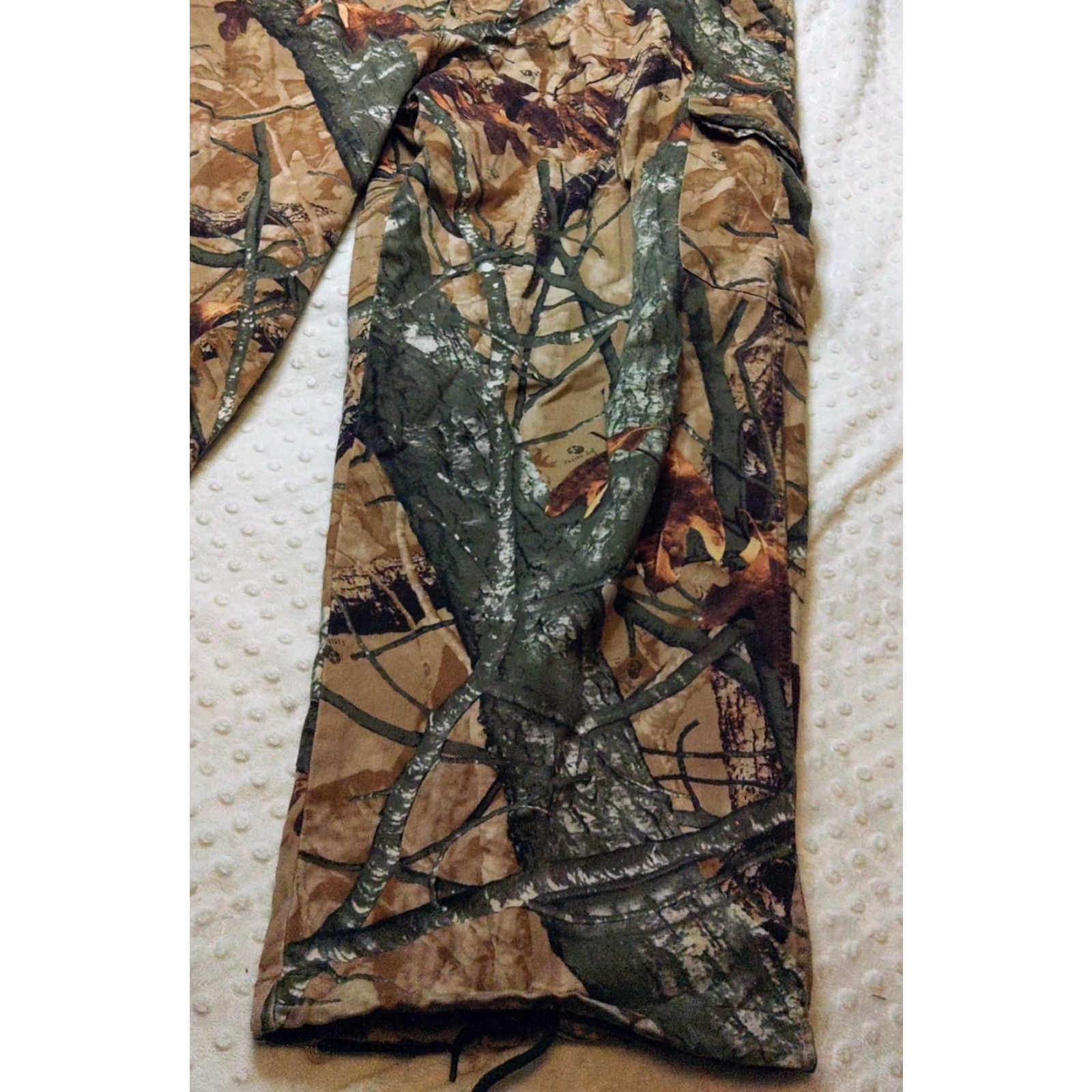 Vintage Outfitters Ridge Pants Mens 3XL Camo Fusion 3-D Cargo Hunting Cotton Zip Fly Pants Casual Workwear Travel Camouflage 3D Army Nature Mens Size US 39 - 2 Thumbnail
