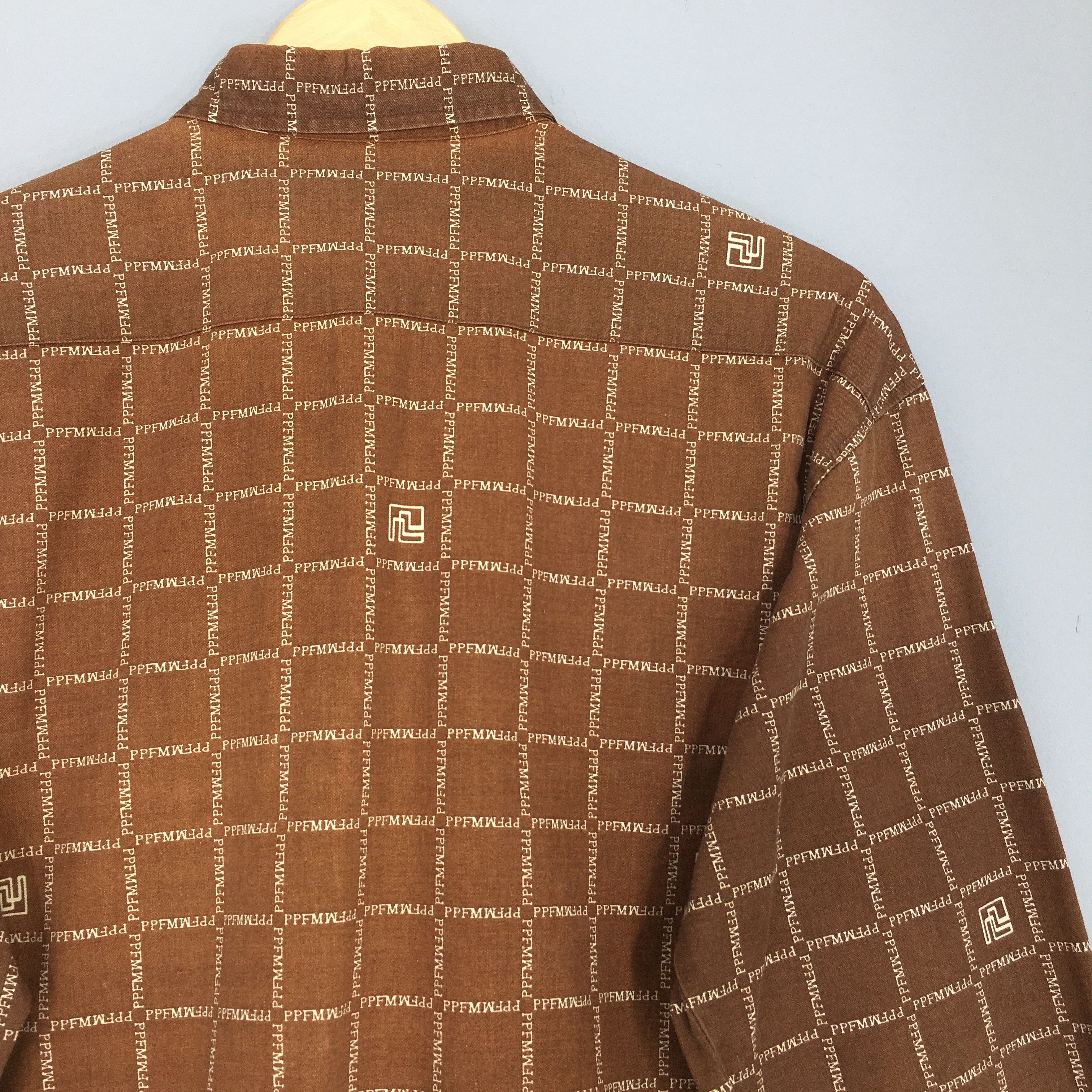 Japanese Brand × PPFM Vintage Peyton Place For Men PPFM Japan Flannel Shirt Medium Size US M / EU 48-50 / 2 - 8 Thumbnail