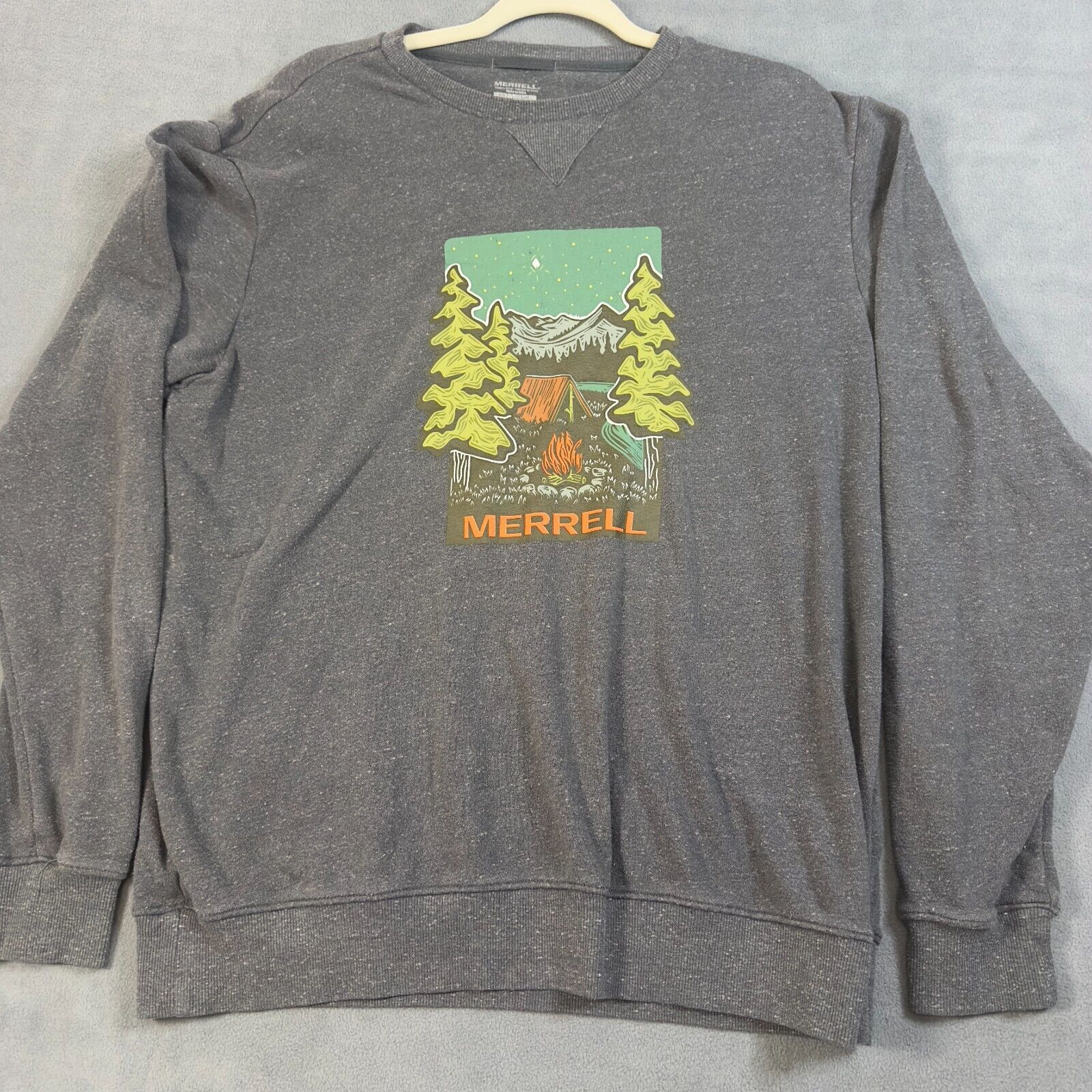 Merrell Merrell Crew Neck Sweatshirt Mens Sz Large Graphic Woosah Size US L / EU 52-54 / 3 - 1 Thumbnail