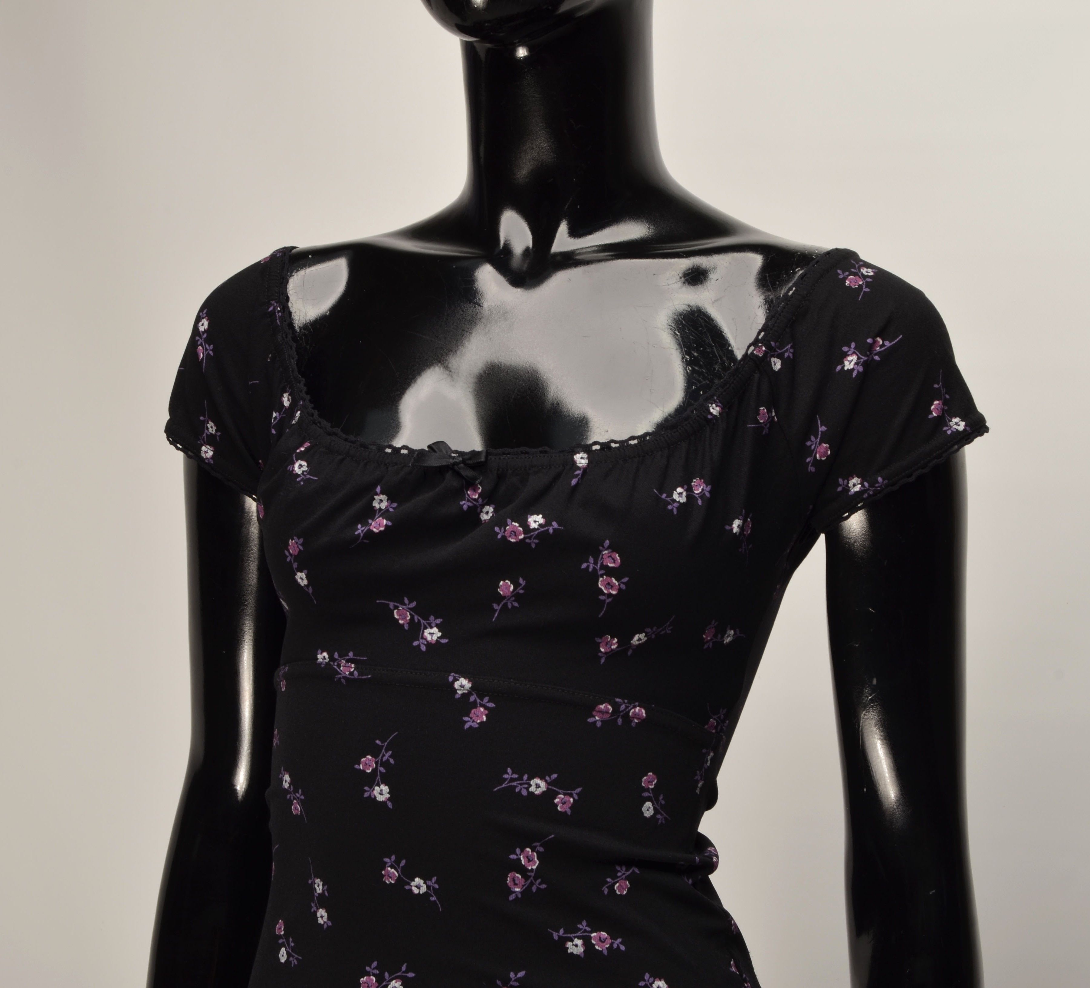 Vintage Vintage Look Y2K Cottagecore Floral Babydoll Dress Size S / US 4 / IT 40 - 2 Thumbnail