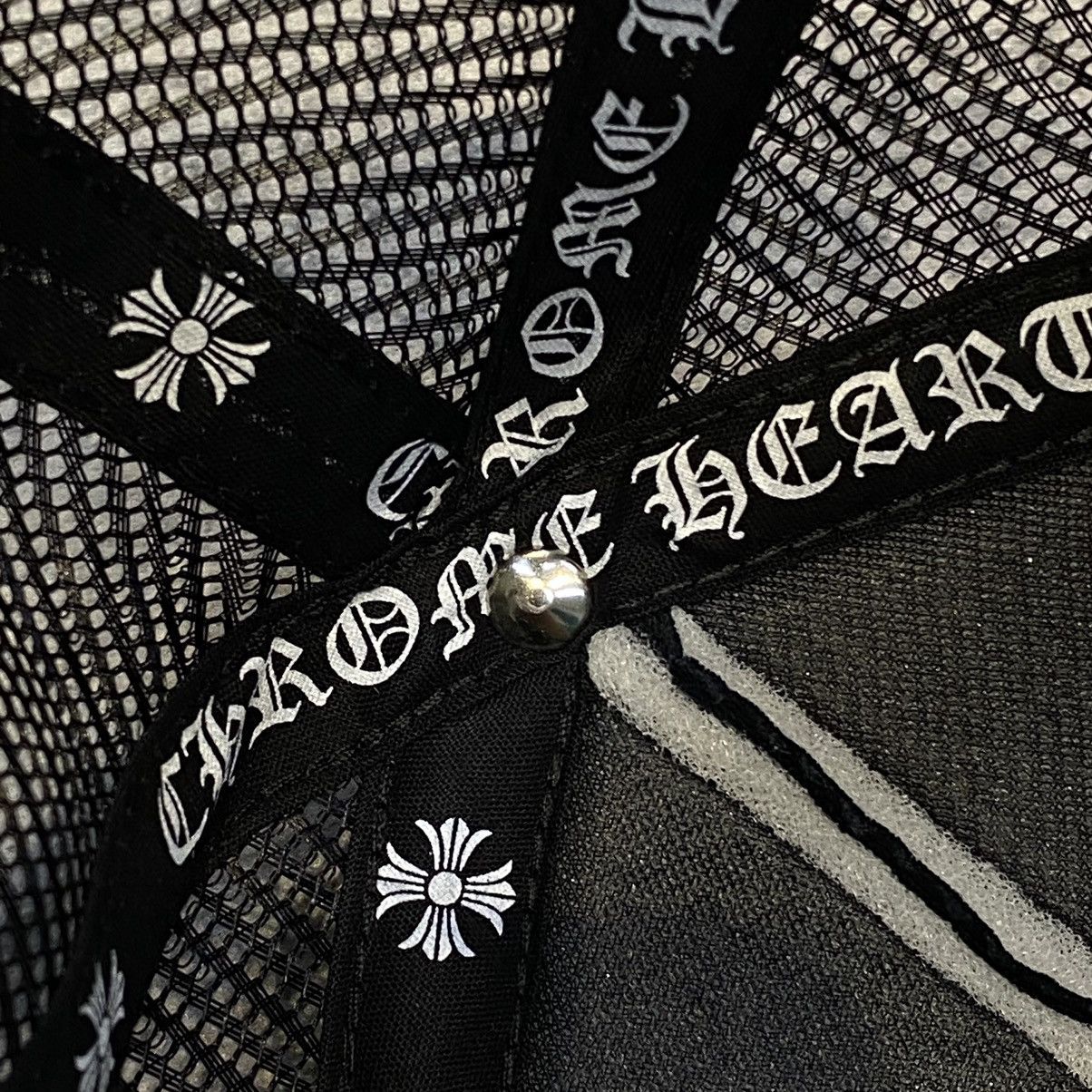Chrome Hearts Chrome Hearts three cemetery cross trucker hat black Size ONE SIZE - 5 Thumbnail