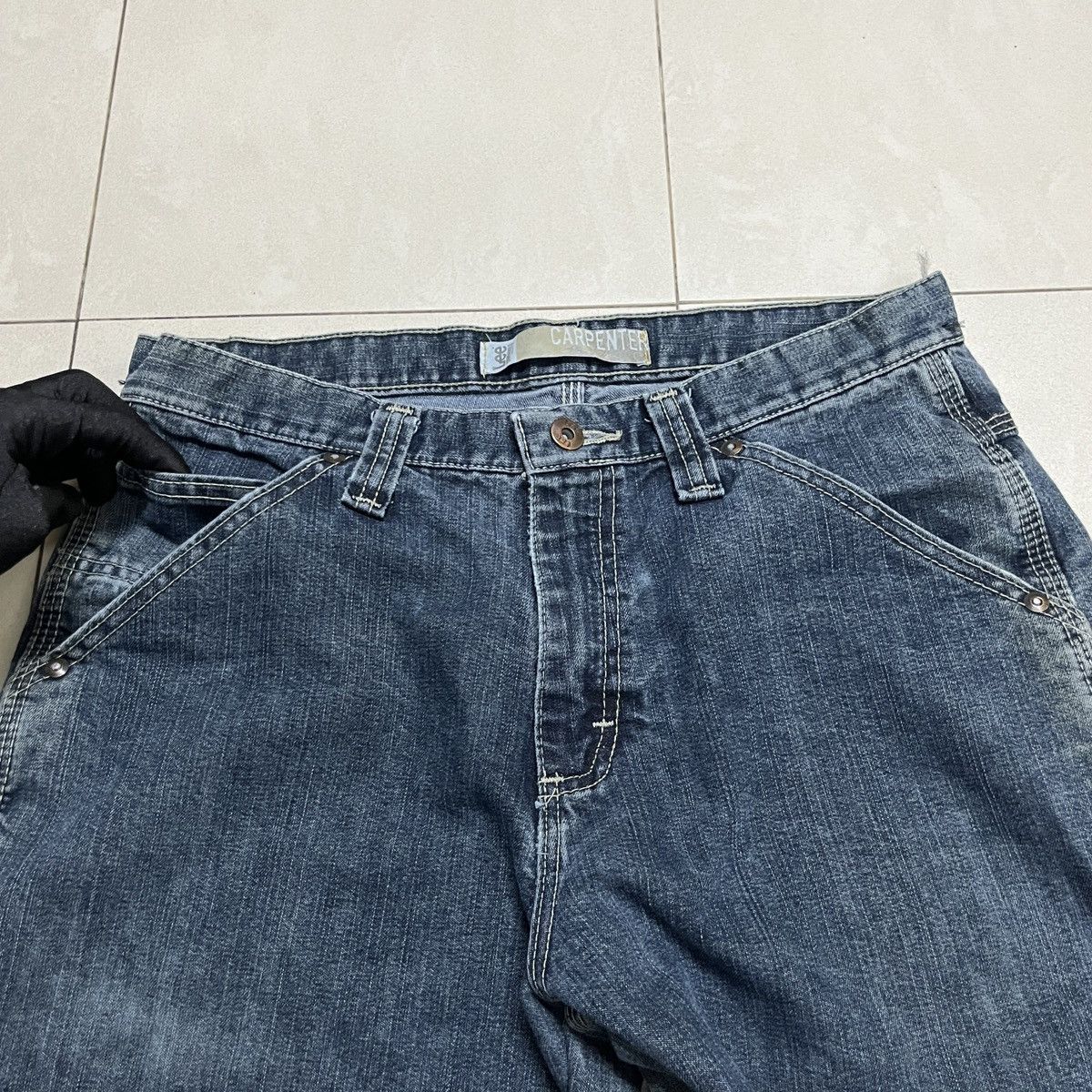 Lee × Vintage Vintage Lee Dungarees Carpenter Jeans Size US 31 - 12 Thumbnail