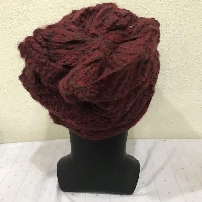 Vintage Marie Claire Knit Beanie Hat Size ONE SIZE - 4 Thumbnail