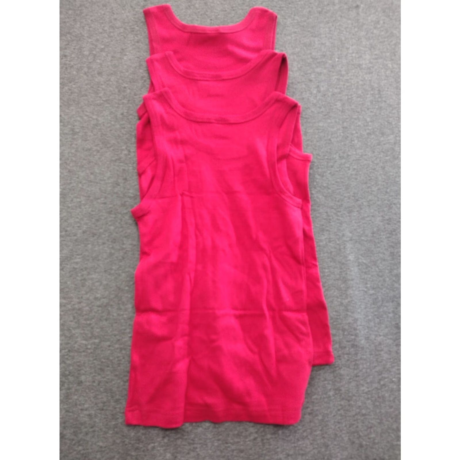 Superga Super Tank Top Women’s Red 100% Cotton Sleeveless Tank Shirt 14 Regular Size XL / US 12-14 / IT 48-50 - 2 Thumbnail