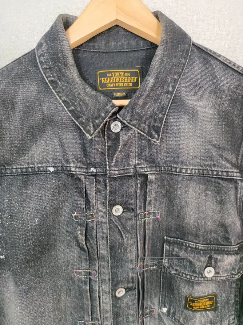 Other Neighborhood 20ss Splatter Denim Jacket Size US M / EU 48-50 / 2 - 2 Thumbnail