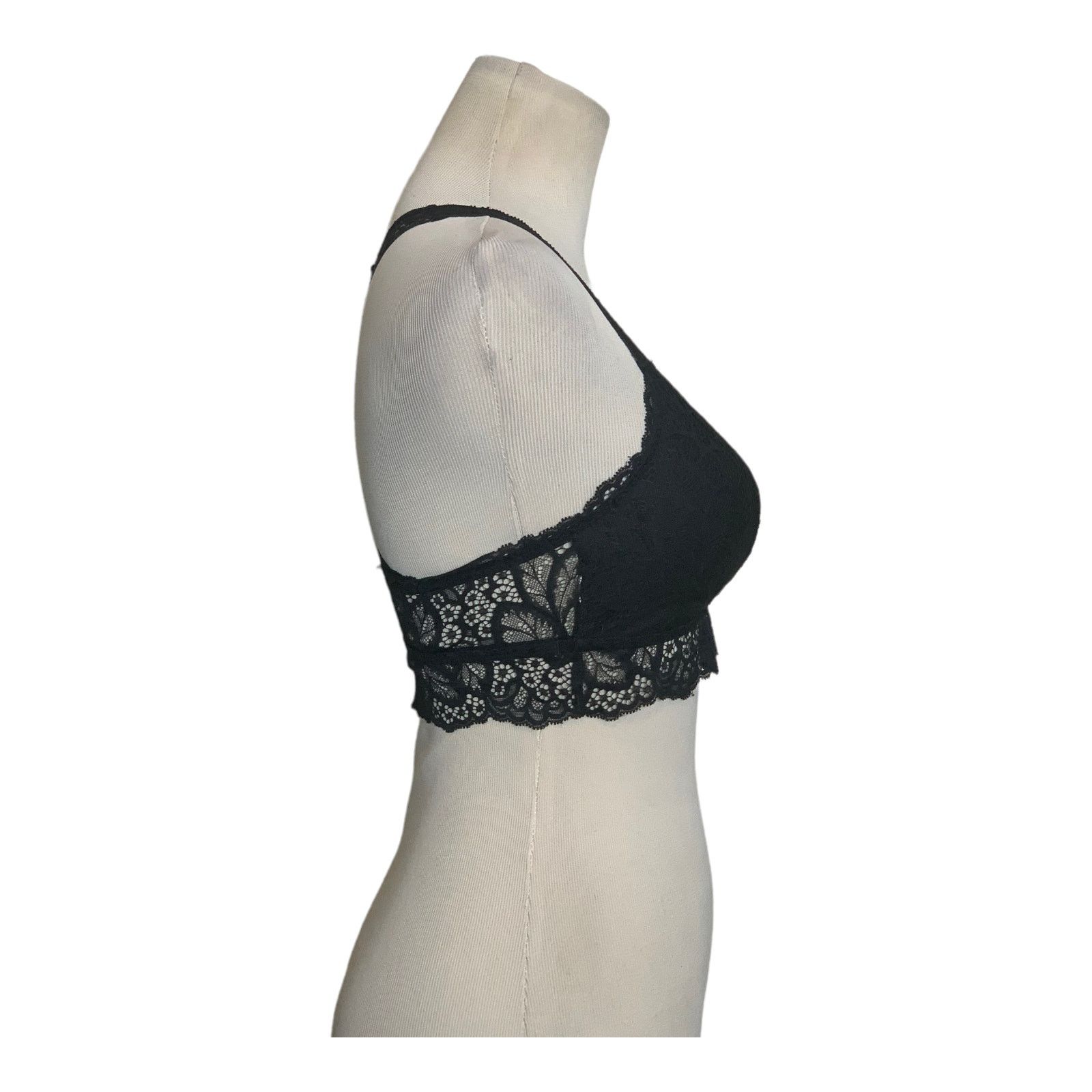 Audemars Piguet Auden racer back lace black padded bralette size XS Size ONE SIZE - 8 Thumbnail
