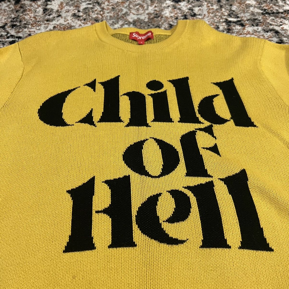 Supreme Supreme Child Of Hell Knit sweater Size: Small | Grailed