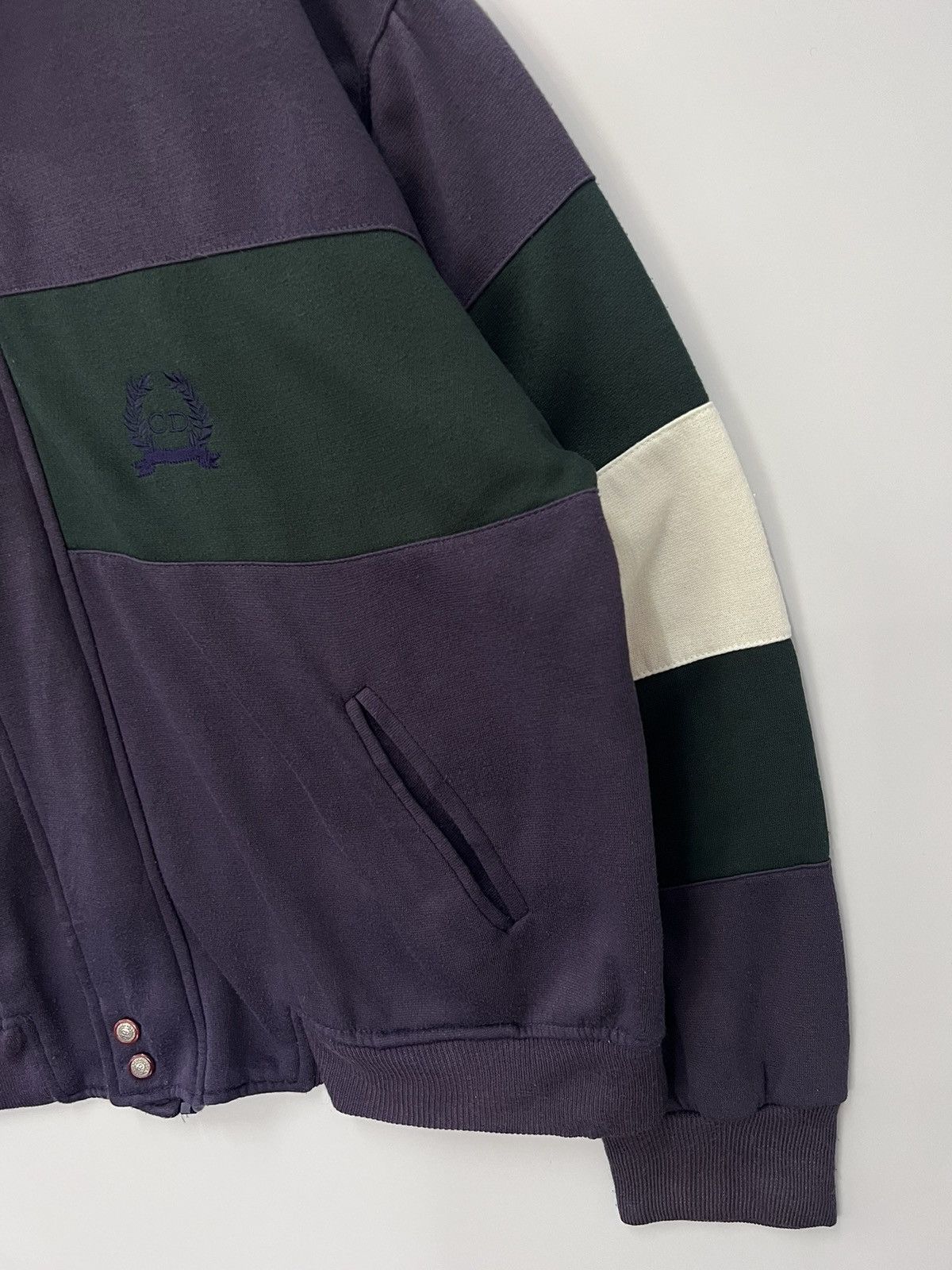 Christian Dior Monsieur 🔥Vtg 90's Christian Dior Monsieur Full zip Sweat jacket - L Size US L / EU 52-54 / 3 - 2 Thumbnail