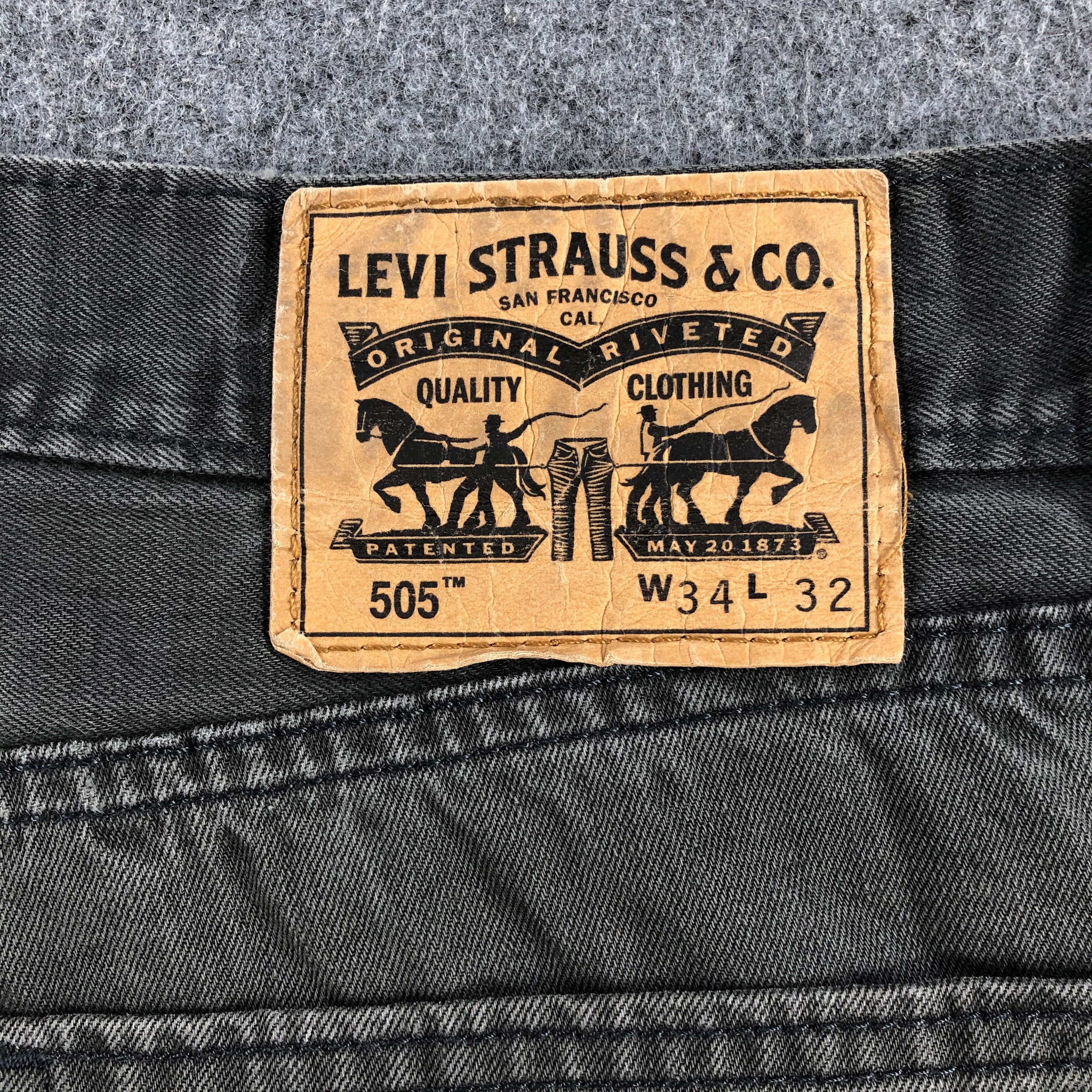 Levi's Vintage Levis 505 Earth Tone Jeans-J1713 Size US 34 / EU 50 - 5 Thumbnail