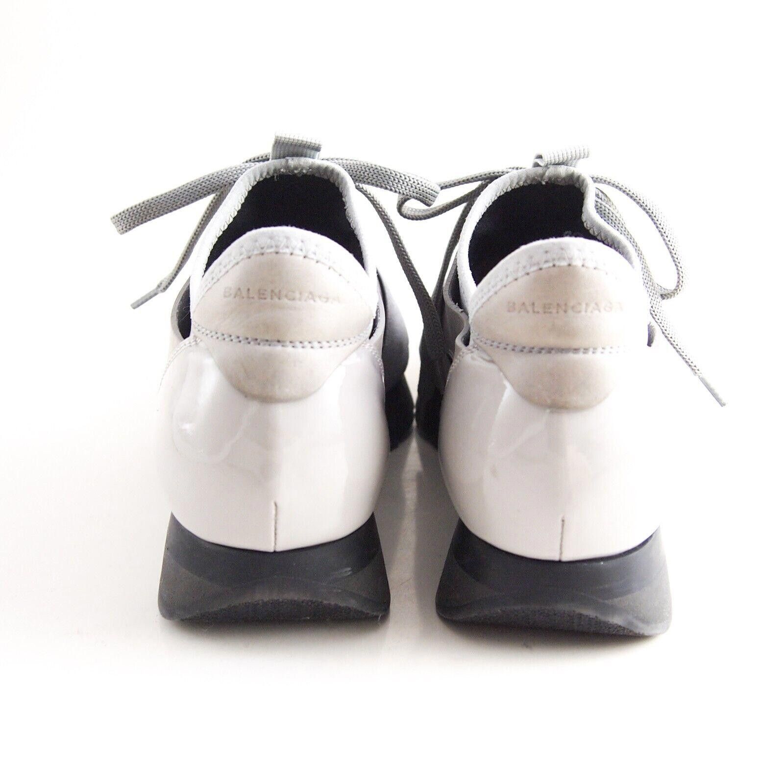 Balenciaga Balenciaga Race Runner Sneakers Gray Mesh Leather EU 37 US 7 Size US 7 / IT 37 - 6 Thumbnail