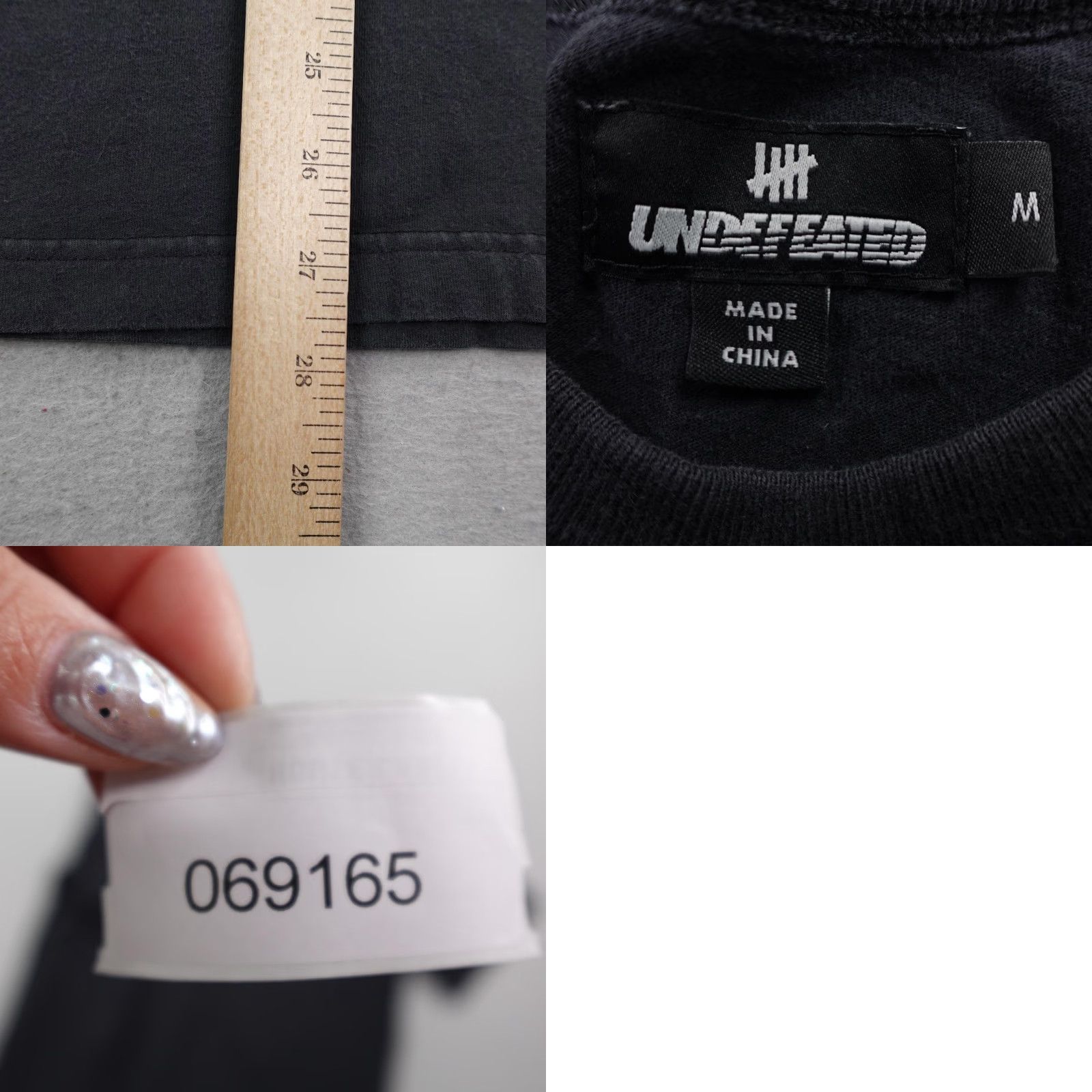 Undefeated Undefeated Shirt Mens Medium Black Pocket UNDFTD Ruthless 07 Streetwear Skate Short Sleeve Crew Neck Cotton Graphic Print T-Shirt Vintage No Size US M / EU 48-50 / 2 - 8 Thumbnail