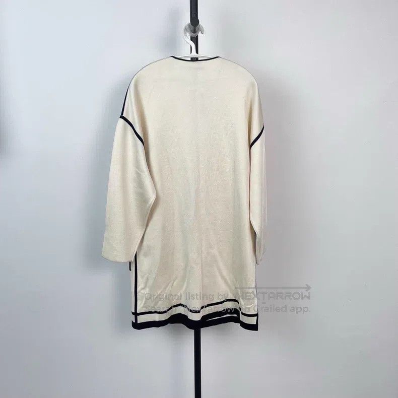 Hermes Hermes Wool and Silk Blended Jacket - White Size XS / US 0-2 / IT 36-38 - 2 Thumbnail