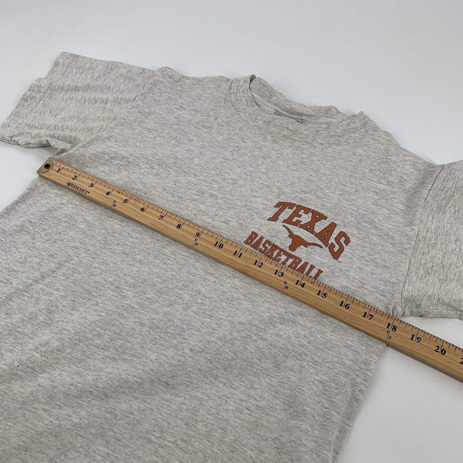 Gear for Sports Vintage 90s University of Texas Longhorns Basketball T-Shirt Size US S / EU 44-46 / 1 - 8 Thumbnail