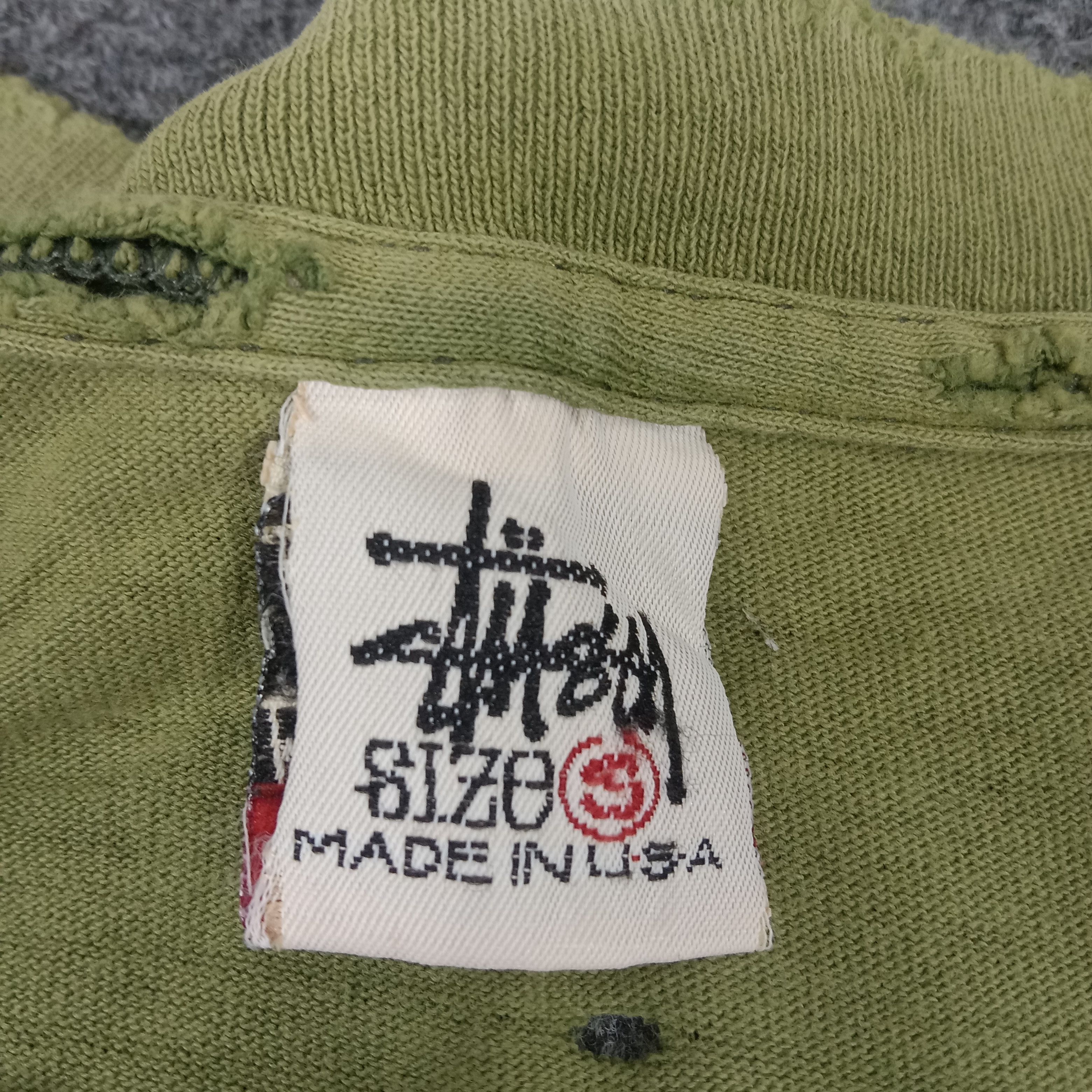 Stussy × Vintage Stussy Deluxe Distressed Style Tshirt Size US S / EU 44-46 / 1 - 10 Thumbnail