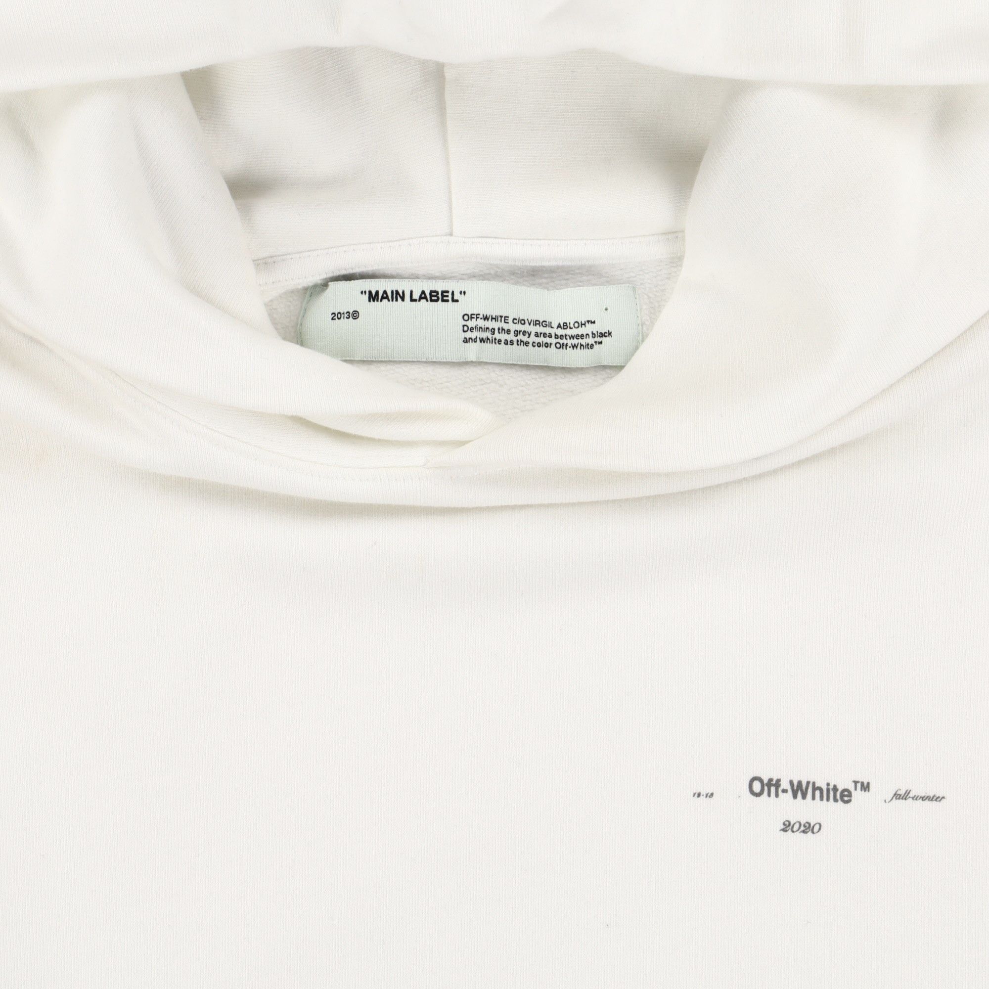 Off-White White Reflective Unfinished Arrows Hoodie Size US M / EU 48-50 / 2 - 5 Thumbnail