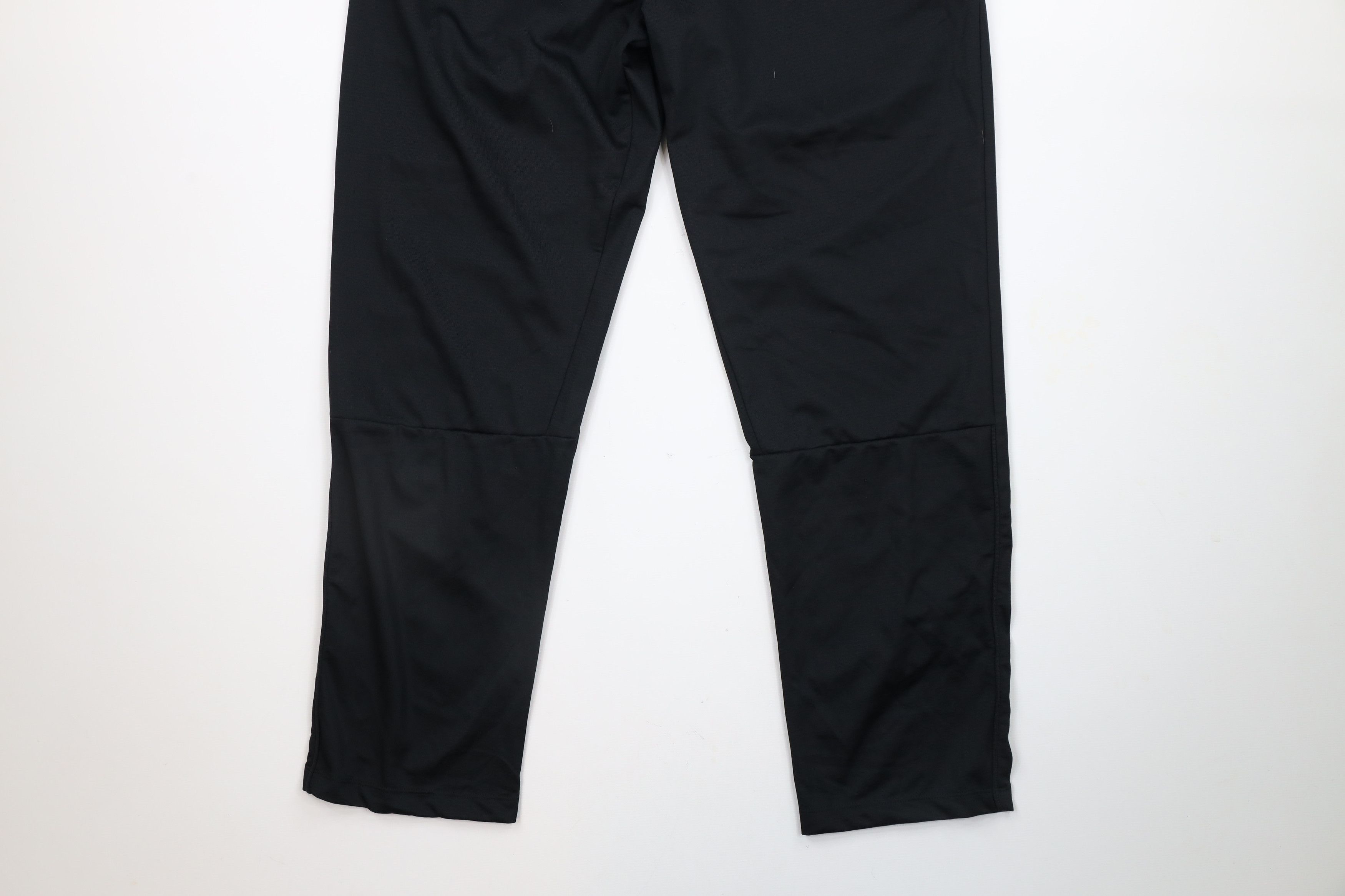 Nike × Vintage Vintage Nike Mini Swoosh Wide Leg Pants Black Polyester Size US 36 / EU 52 - 10 Thumbnail