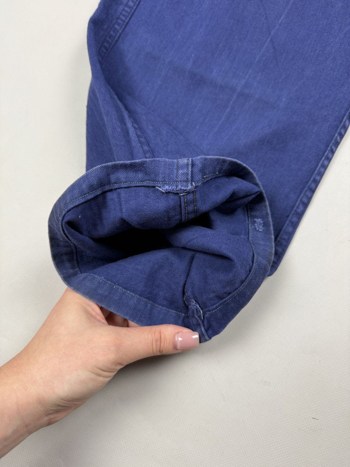 Le Laboureur Vintage French Workwear Carpenter Sanforize Pants Trousers Size US 40 / EU 56 - 12 Thumbnail