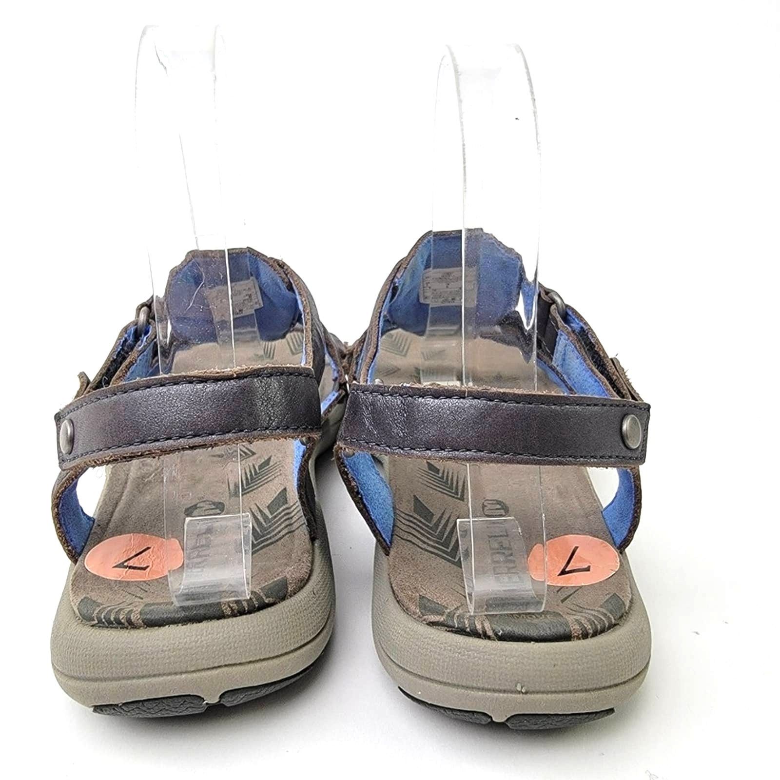 Merrell Merrell Cement Adhera Leather Hiking Sandals - 7 Size US 7 / IT 37 - 3 Thumbnail