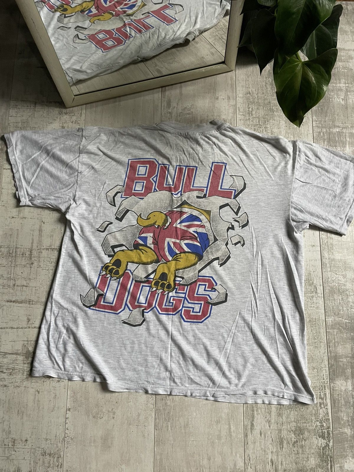 Vintage Vintage England Bull Dogs 1994@ CPM Ltd T-Shirt Hanes RARE Size US M / EU 48-50 / 2 - 2 Thumbnail
