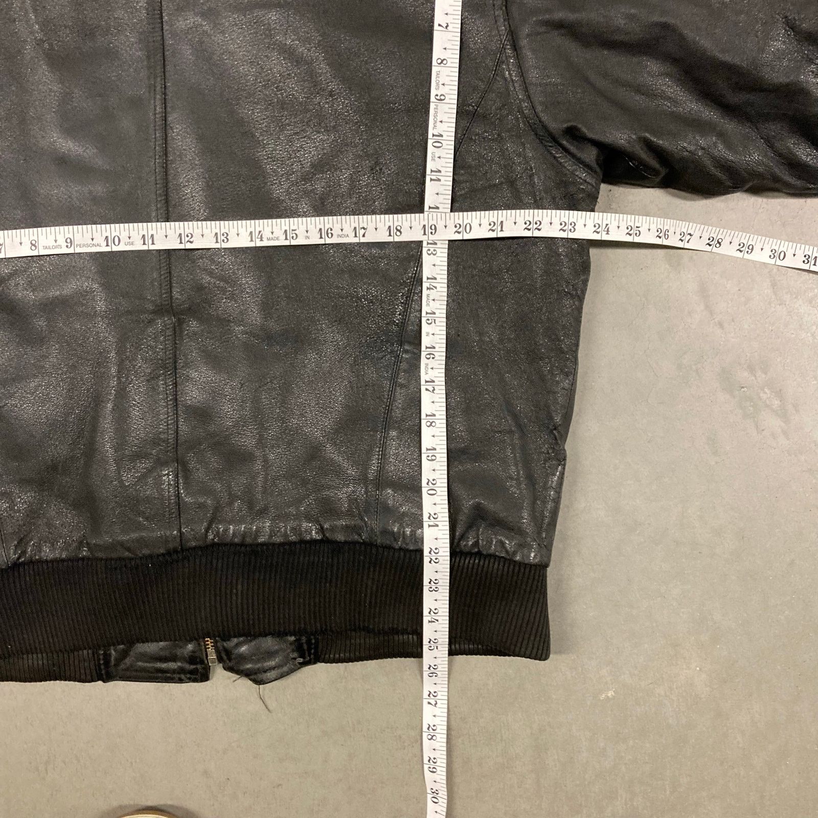 Vintage vintage 90s talon zipper leather jacket Size US L / EU 52-54 / 3 - 3 Thumbnail