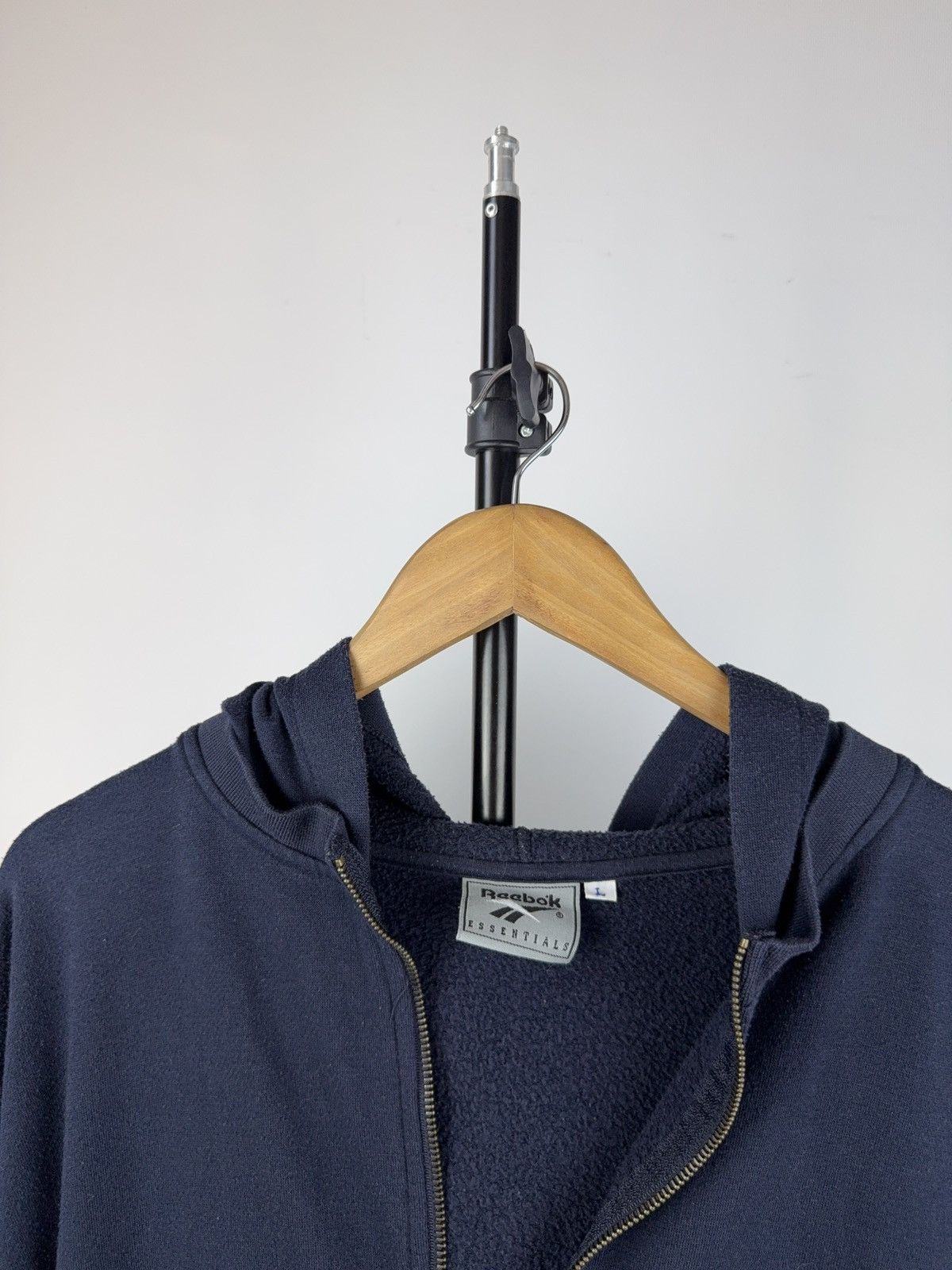 Reebok Vintage 90s Retro Reebok Oversized Full Zip Hoodie Y2K Size US L / EU 52-54 / 3 - 5 Thumbnail