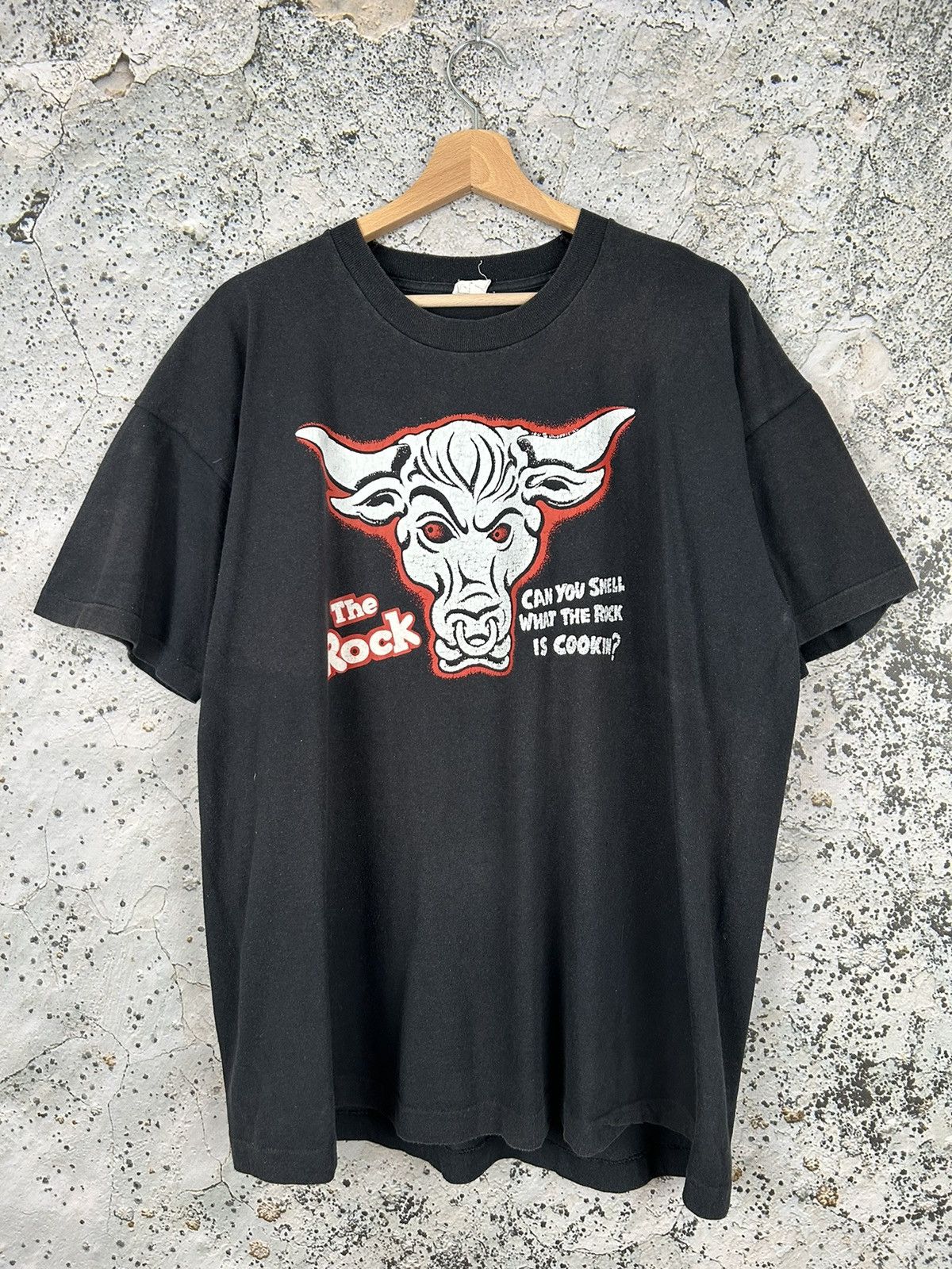 Vintage Vintage WWE The Rock 90s Single Stitch Graphic Tee Rare Hype Size US XL / EU 56 / 4 - 1 Thumbnail