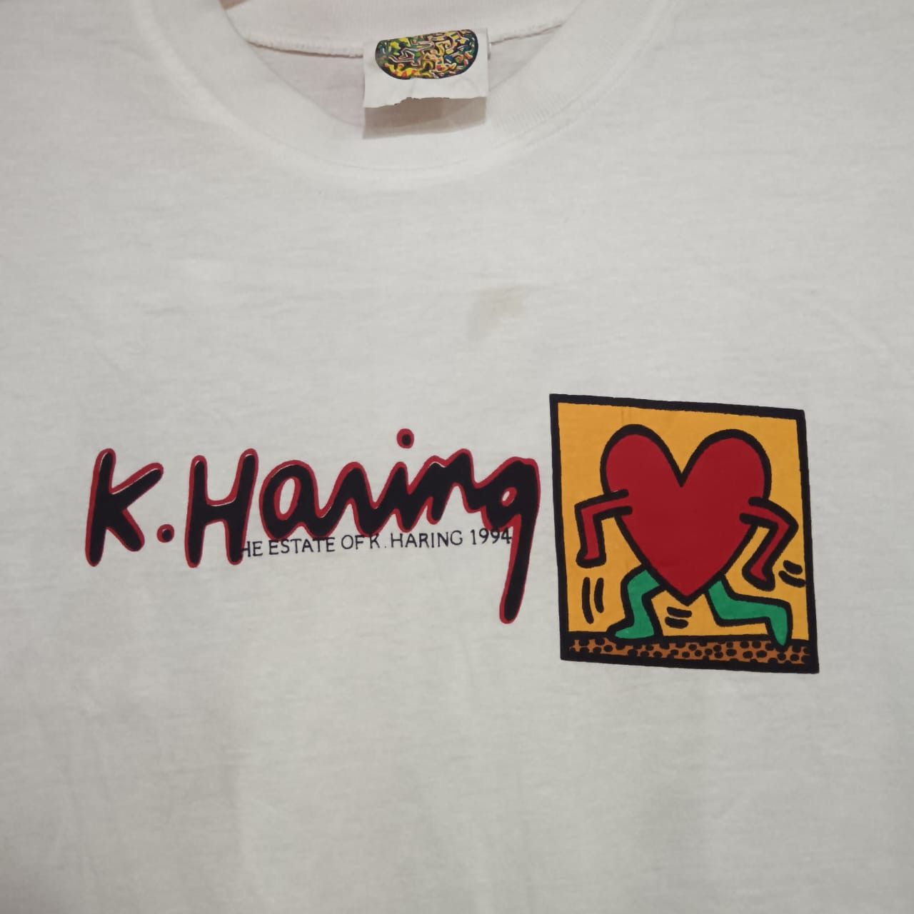 Keith Haring × Vintage Vintage 90s Keith Haring Size US XL / EU 56 / 4 - 5 Thumbnail