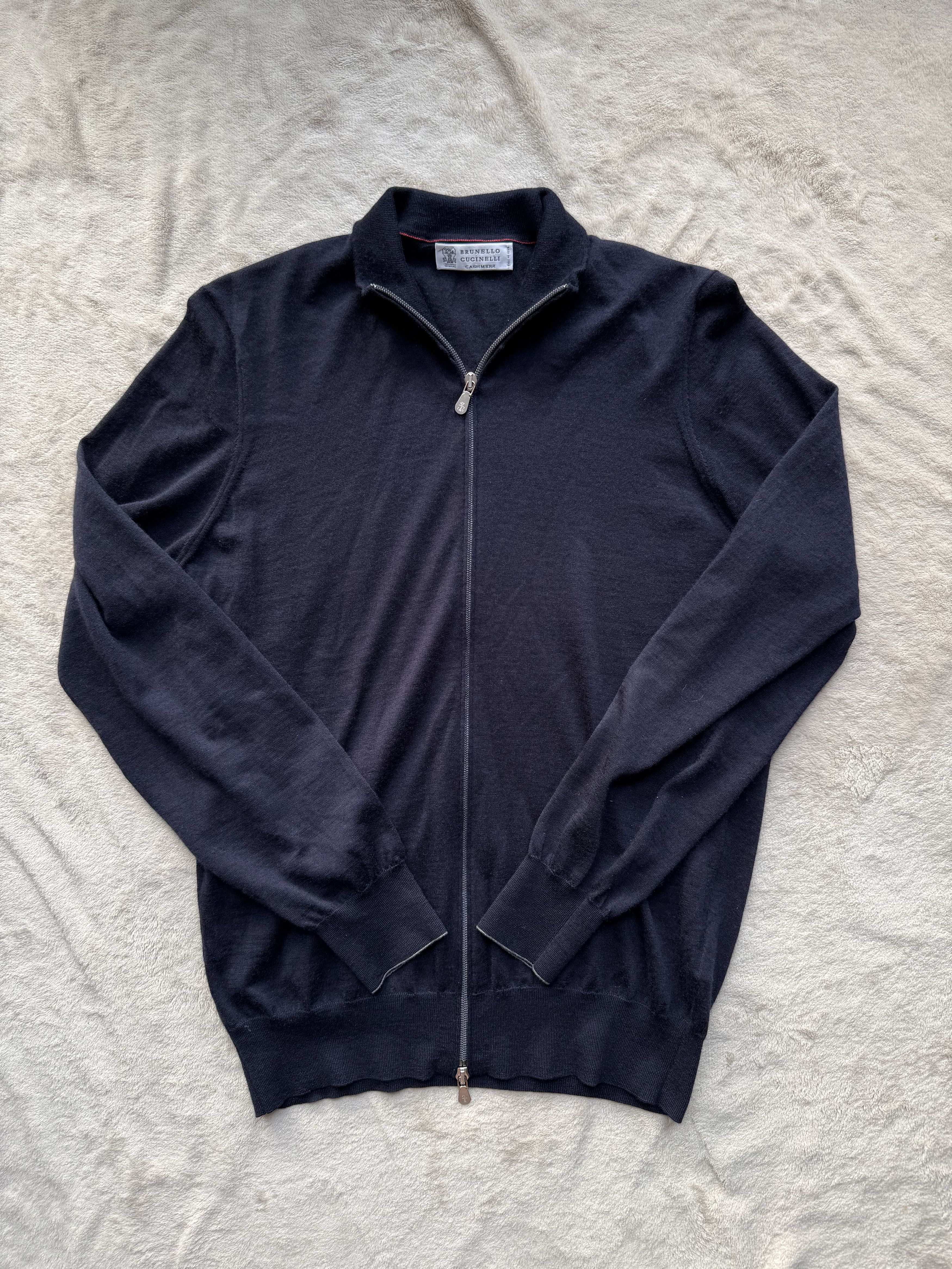 Brunello Cucinelli Brunello Cucinelli Zip Sweater Cashemere Size US M / EU 48-50 / 2 - 1 Thumbnail