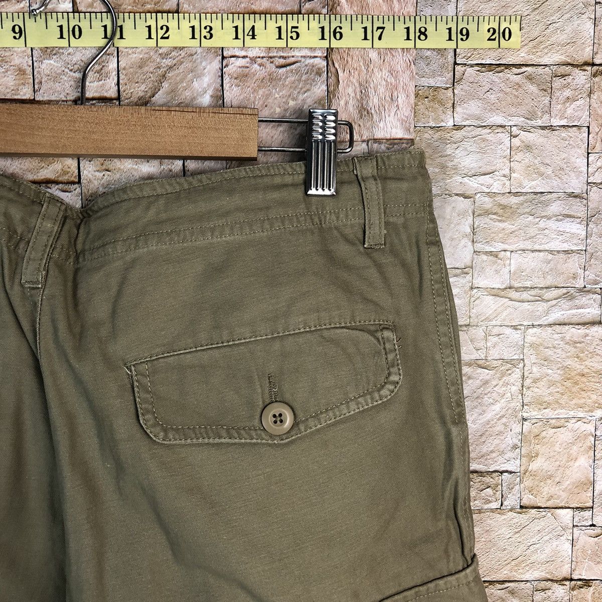 Japanese Brand Fullile Green utility tactical Cargo Multipocket Pants #A648 Size US 34 / EU 50 - 20 Thumbnail