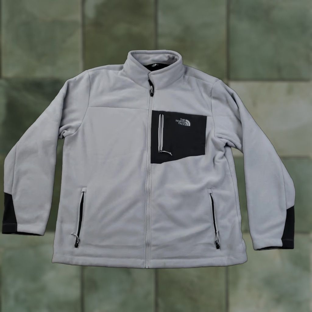 The North Face The North Face Jacket Mens XL Gray Full Zip Fleece Sherpa Lined Size US XL / EU 56 / 4 - 1 Thumbnail