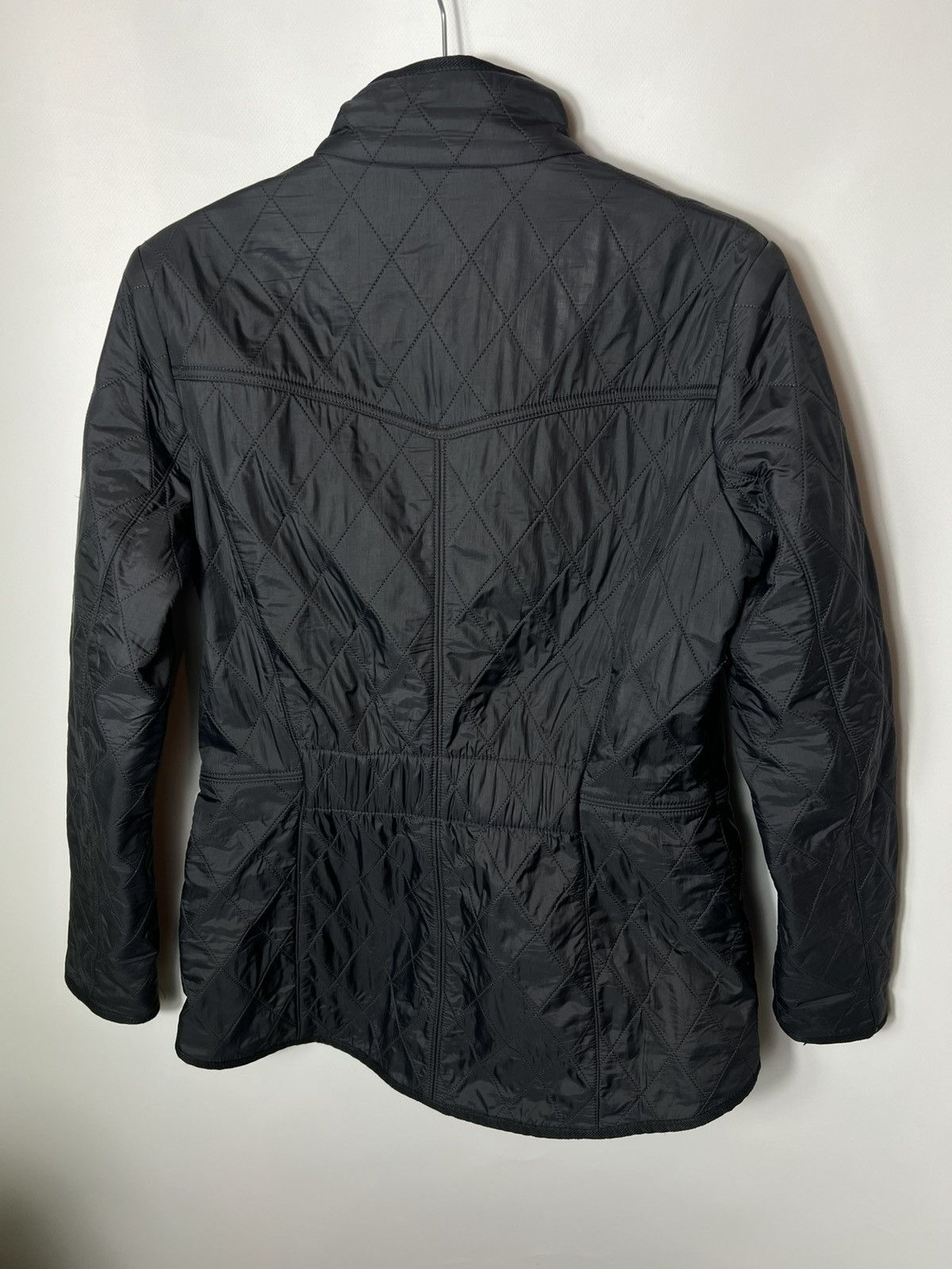 Barbour Vintage designer Barbour Dark Gray Quilted Jacket Size M / US 6-8 / IT 42-44 - 7 Thumbnail
