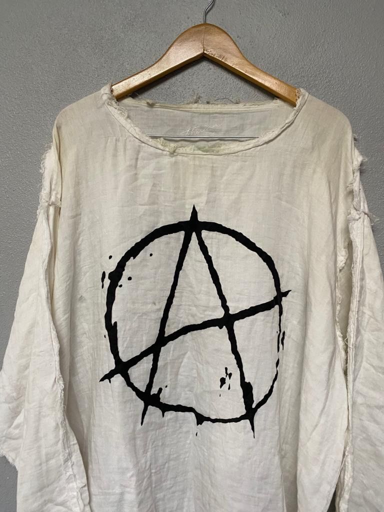 If Six Was Nine Rare anarchy logo japanese brand muslin jacket distressed Size US L / EU 52-54 / 3 - 4 Thumbnail