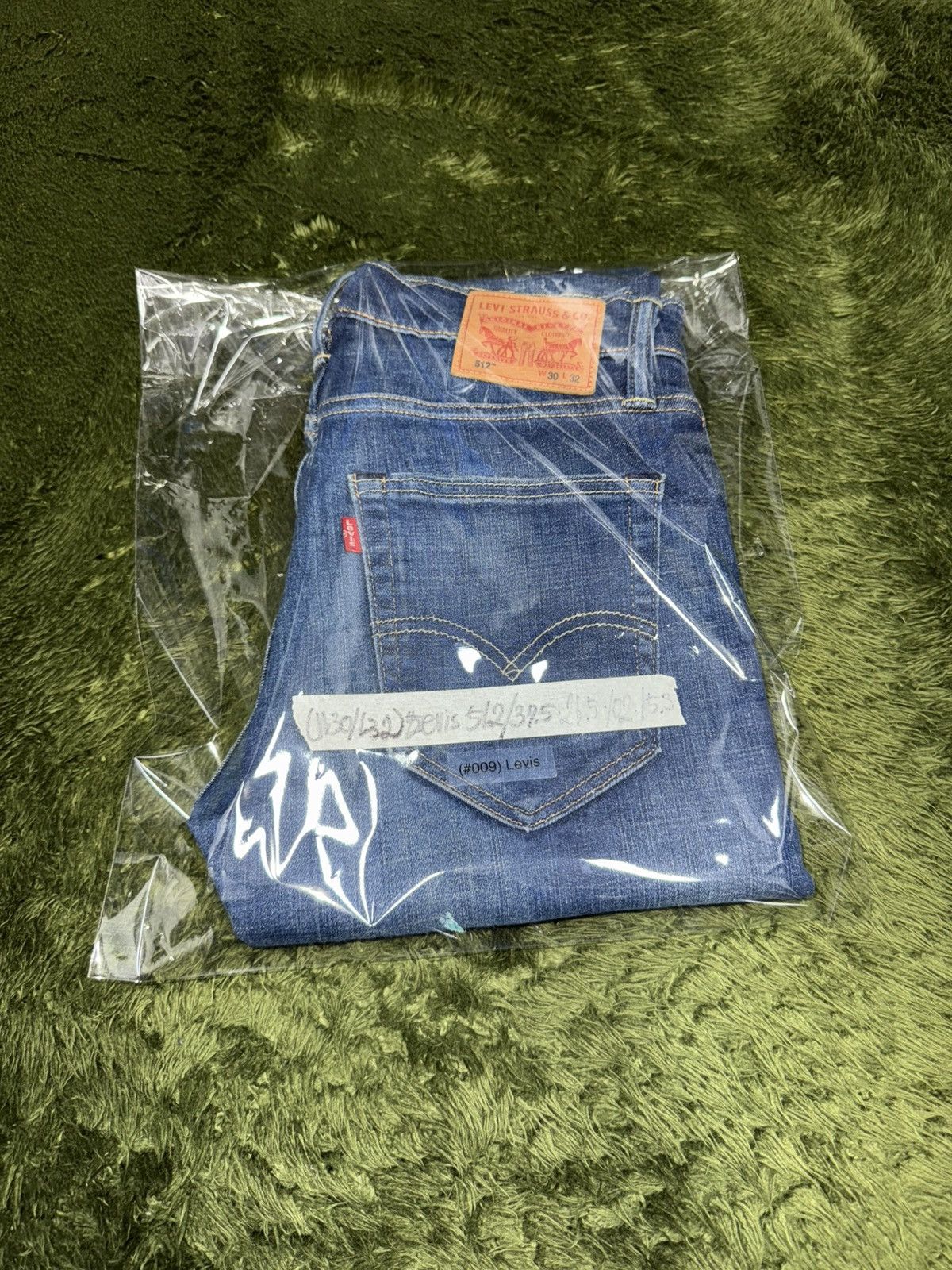 Levi's [W30/L32] Levis 512 Leather label washed denim pants Size US 30 / EU 46 - 12 Thumbnail