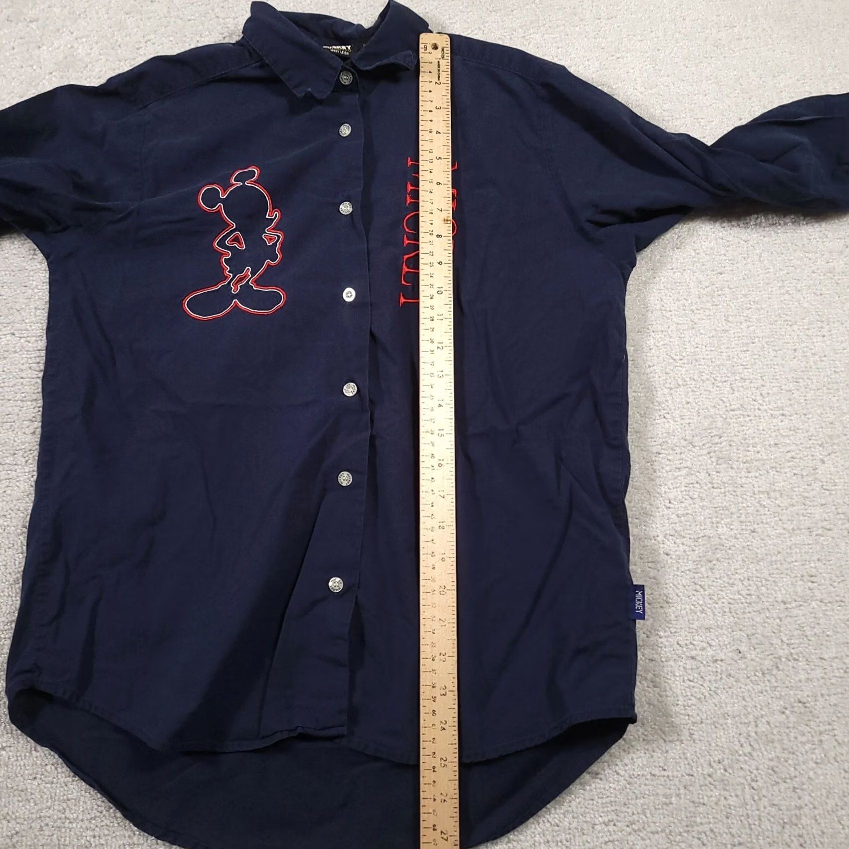 Mickey Unlimited VINTAGE Mickey Unlimited Shirt Womens S Blue Disney Jerry Leigh Women Size S / US 4 / IT 40 - 5 Thumbnail