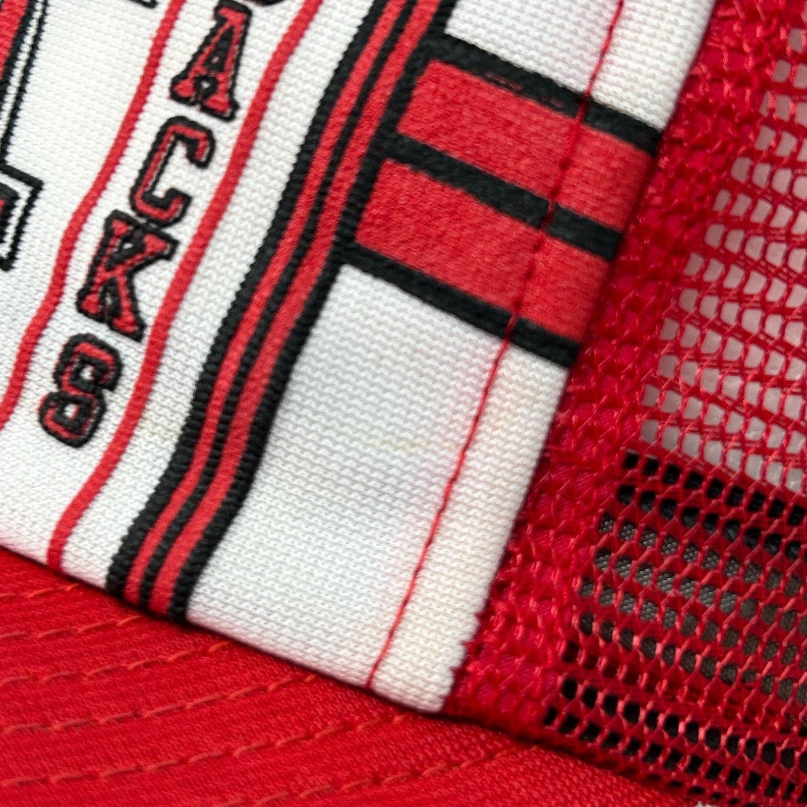 Vintage Vintage 80s Arkansas Razorbacks Trucker Hat Baseball Cap Red Size ONE SIZE - 8 Thumbnail