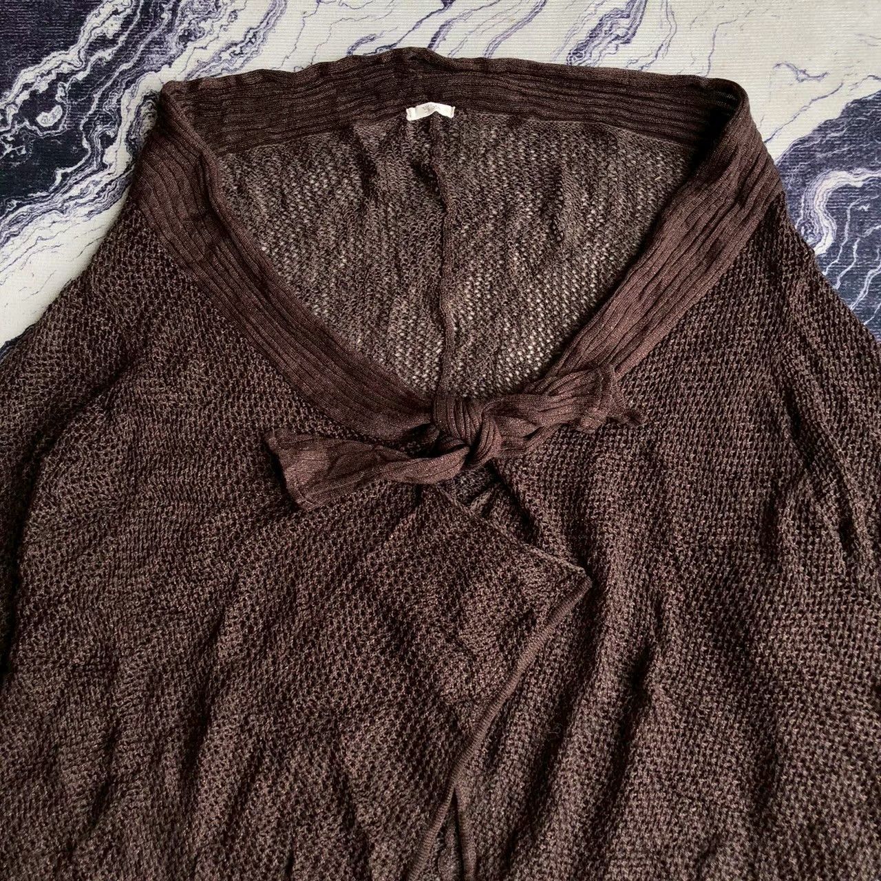 Y's Y’s bis Yohji Yamamoto Brown Knit Vintage Cardigan Size M / US 6-8 / IT 42-44 - 3 Thumbnail
