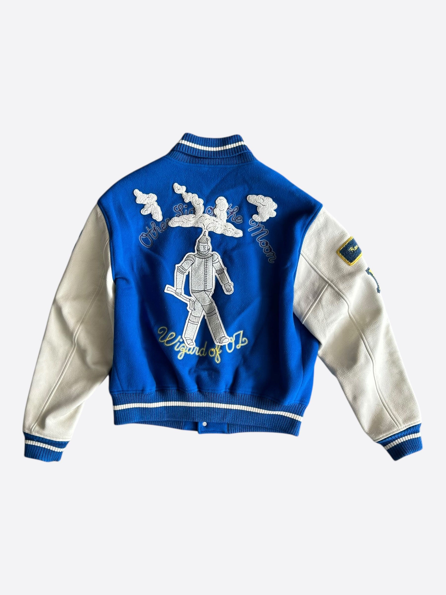 Louis Vuitton Louis Vuitton Blue Wizard Of Oz Varsity Jacket Size US L / EU 52-54 / 3 - 2 Thumbnail