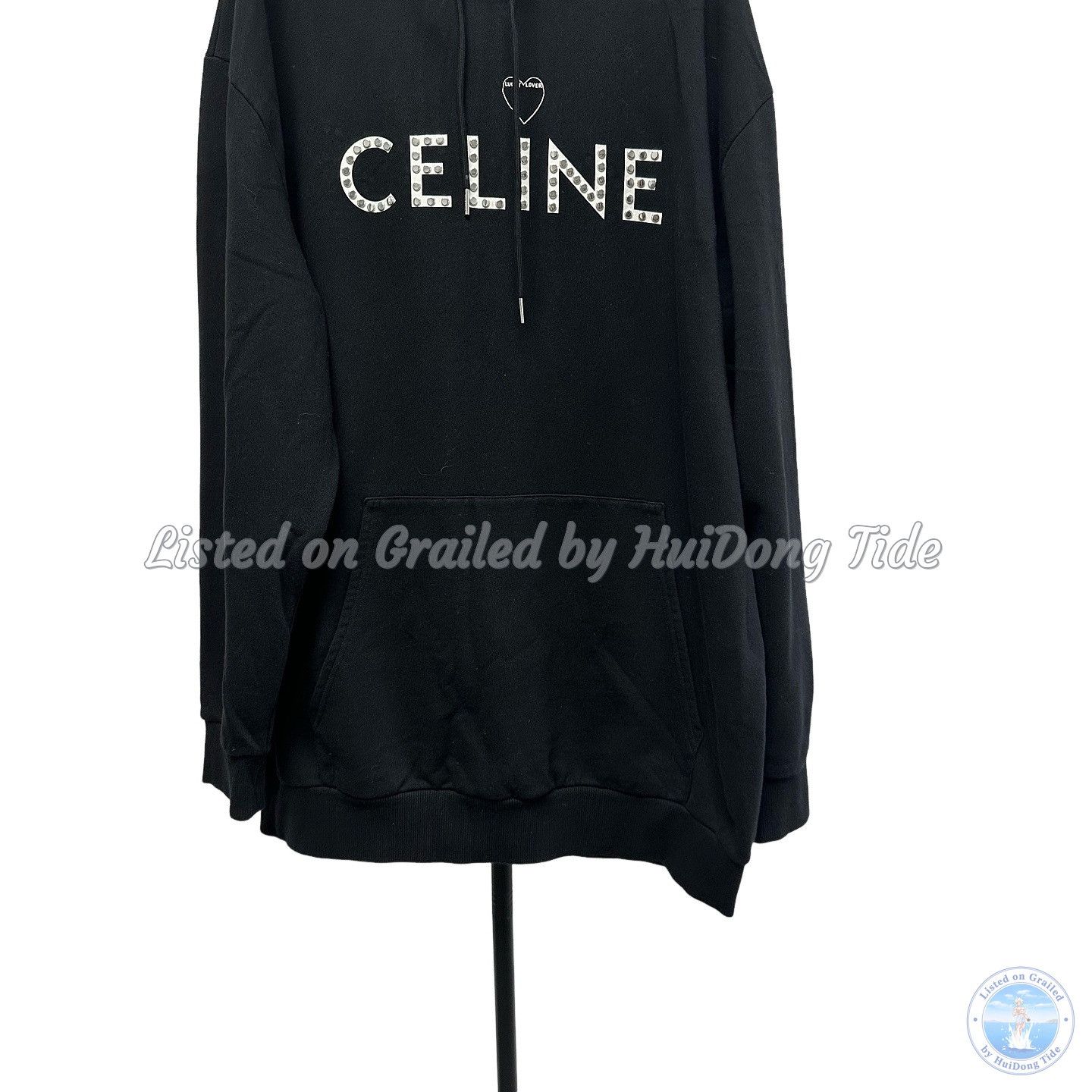 Celine Celine 2023 Studded Logo Pullover Hoodie | Grailed