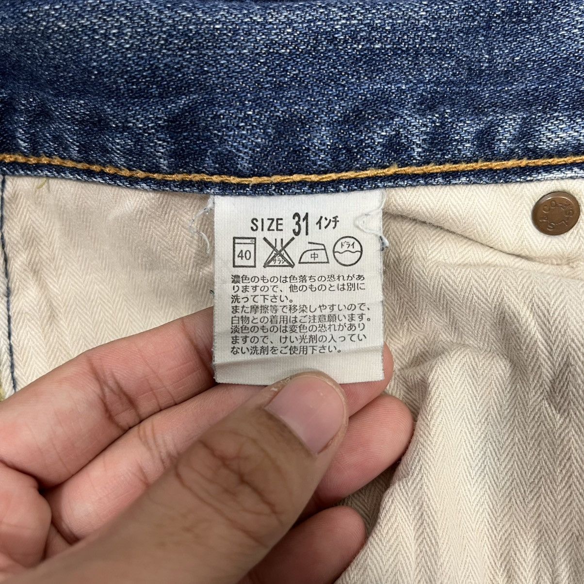 Levi's Vintage Y2k Levis Distressed Denim Jeans Size US 32 / EU 48 - 20 Thumbnail