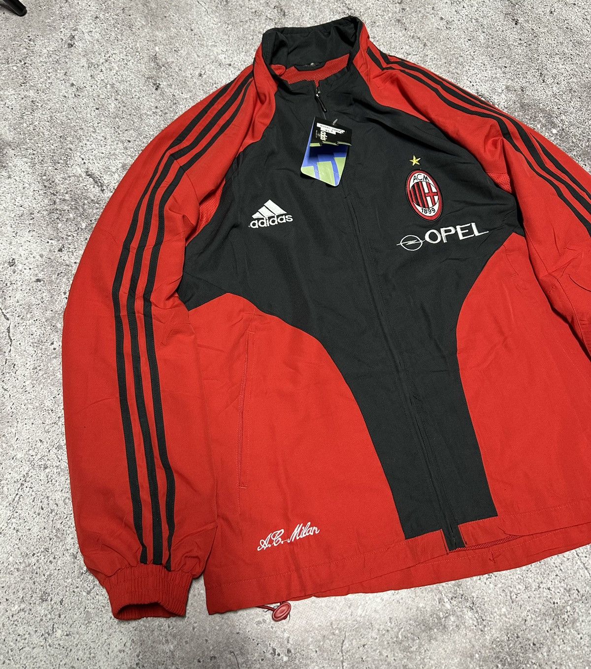 Japanese Brand Vintage Adidas AC Milan 2000s Traning Track Suit Y2K Japan Size US XL / EU 56 / 4 - 6 Thumbnail