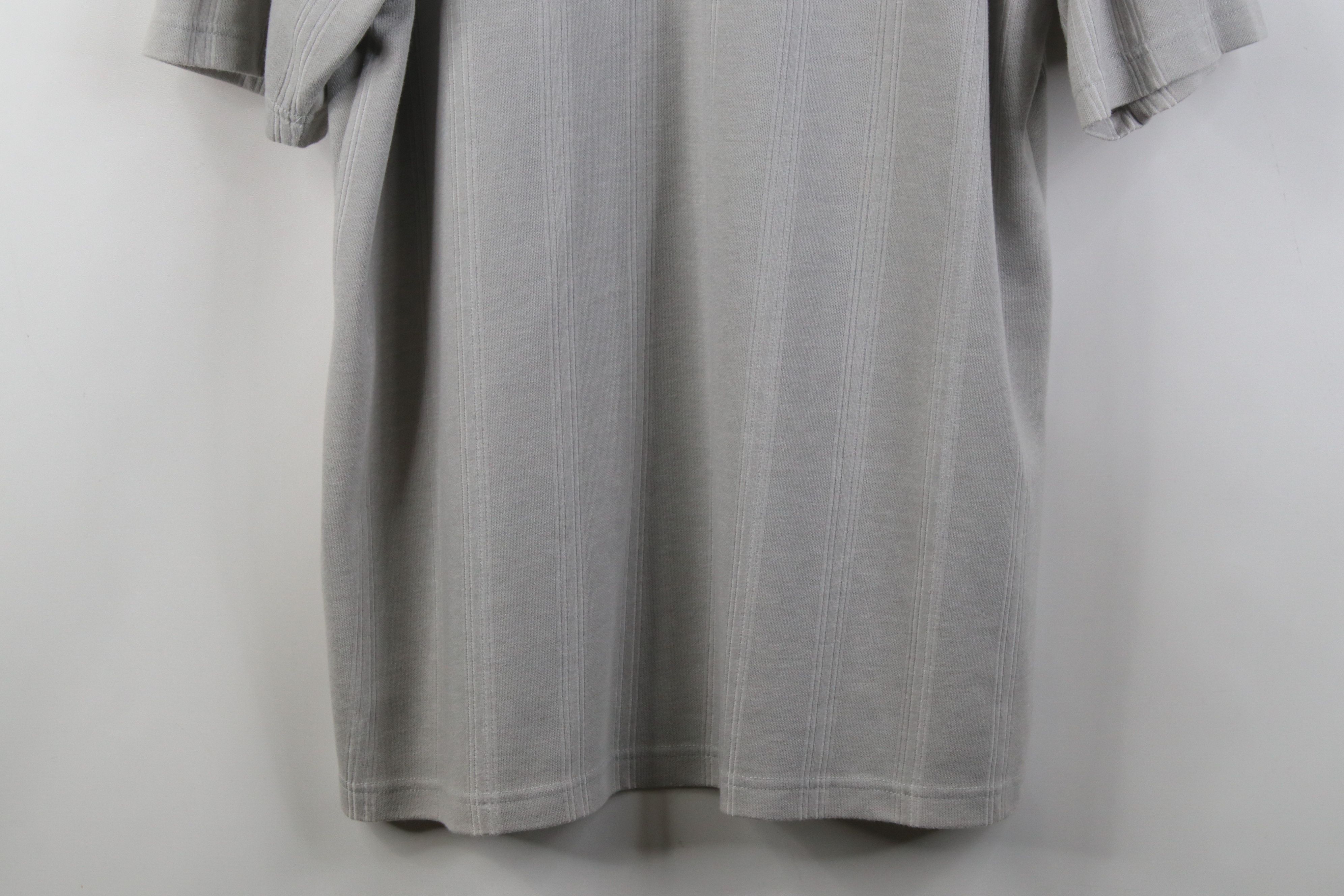 Vintage Vintage 90s Streetwear Knit Collared Golf Polo Shirt Gray Size US L / EU 52-54 / 3 - 3 Thumbnail