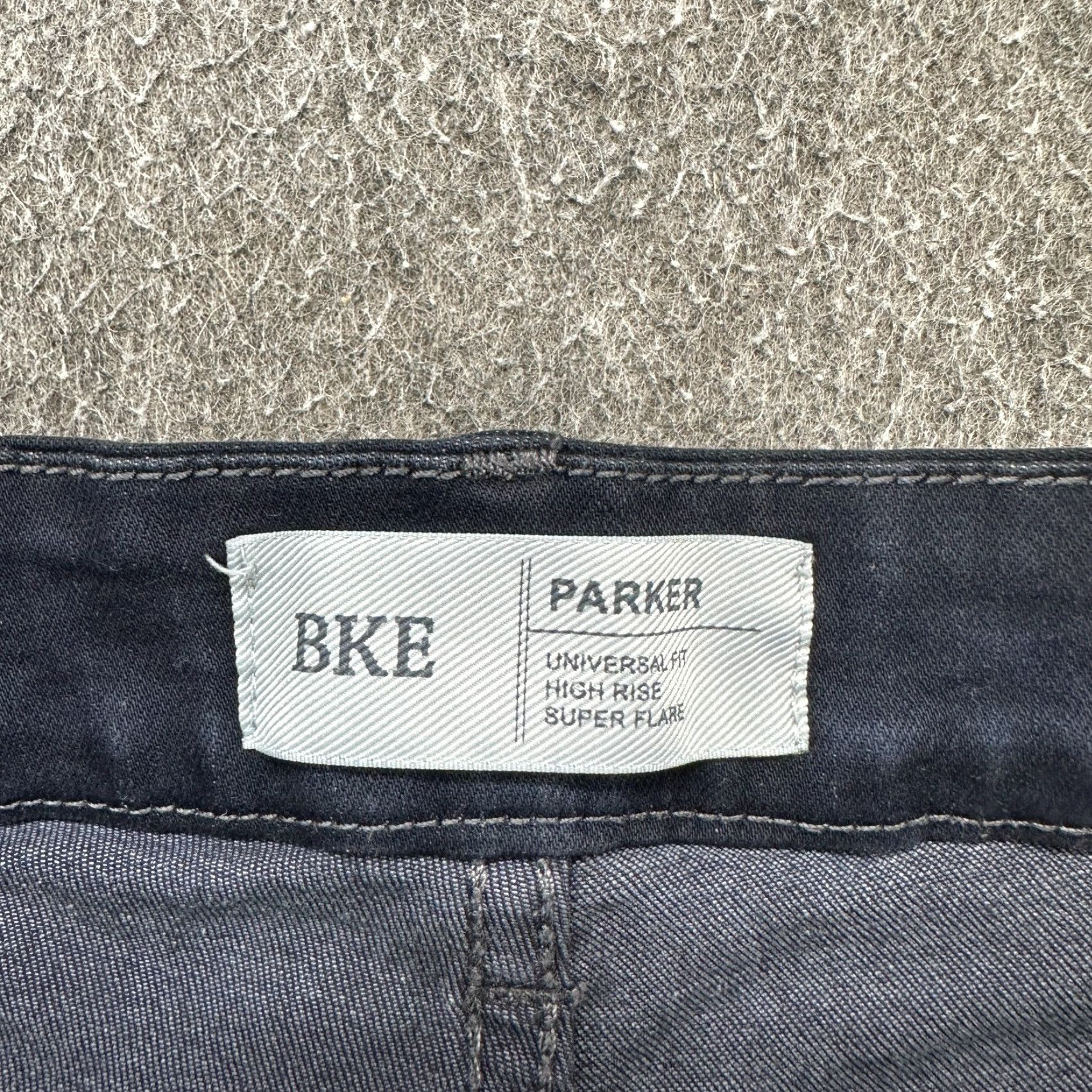 Vintage VINTAGE Buckle Jeans Womens 29x33.5 Black Denim Flared High Rise Stretch Inseam 33.5 Regular Rock Vintage Ladies Womens Size 30" / US 8 / IT 44 - 6 Thumbnail