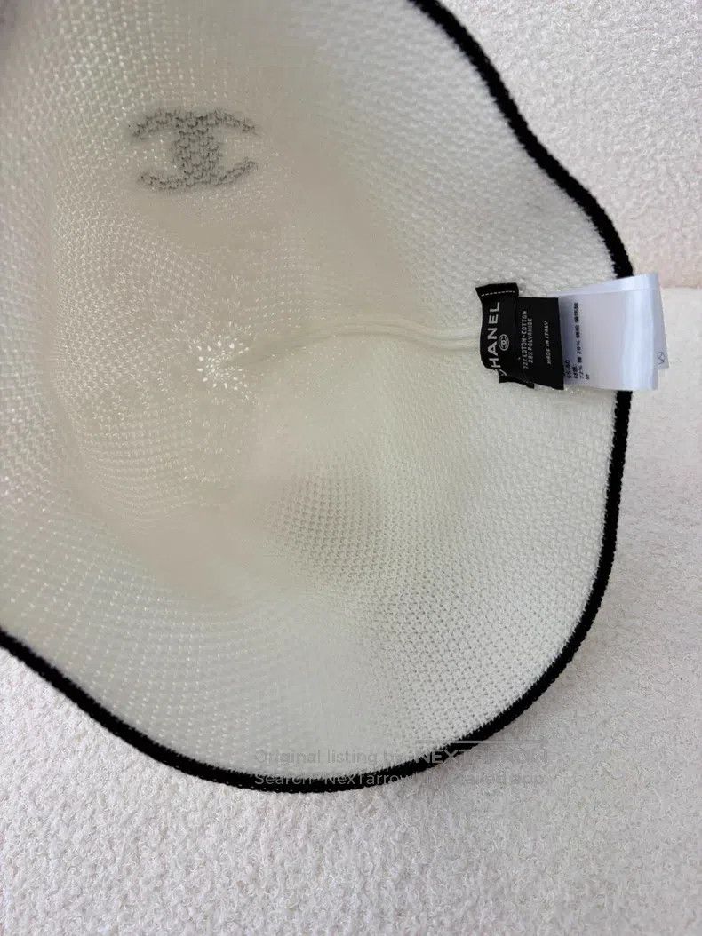 Chanel Chanel White potted hat fisherman's hat Size ONE SIZE - 2 Thumbnail